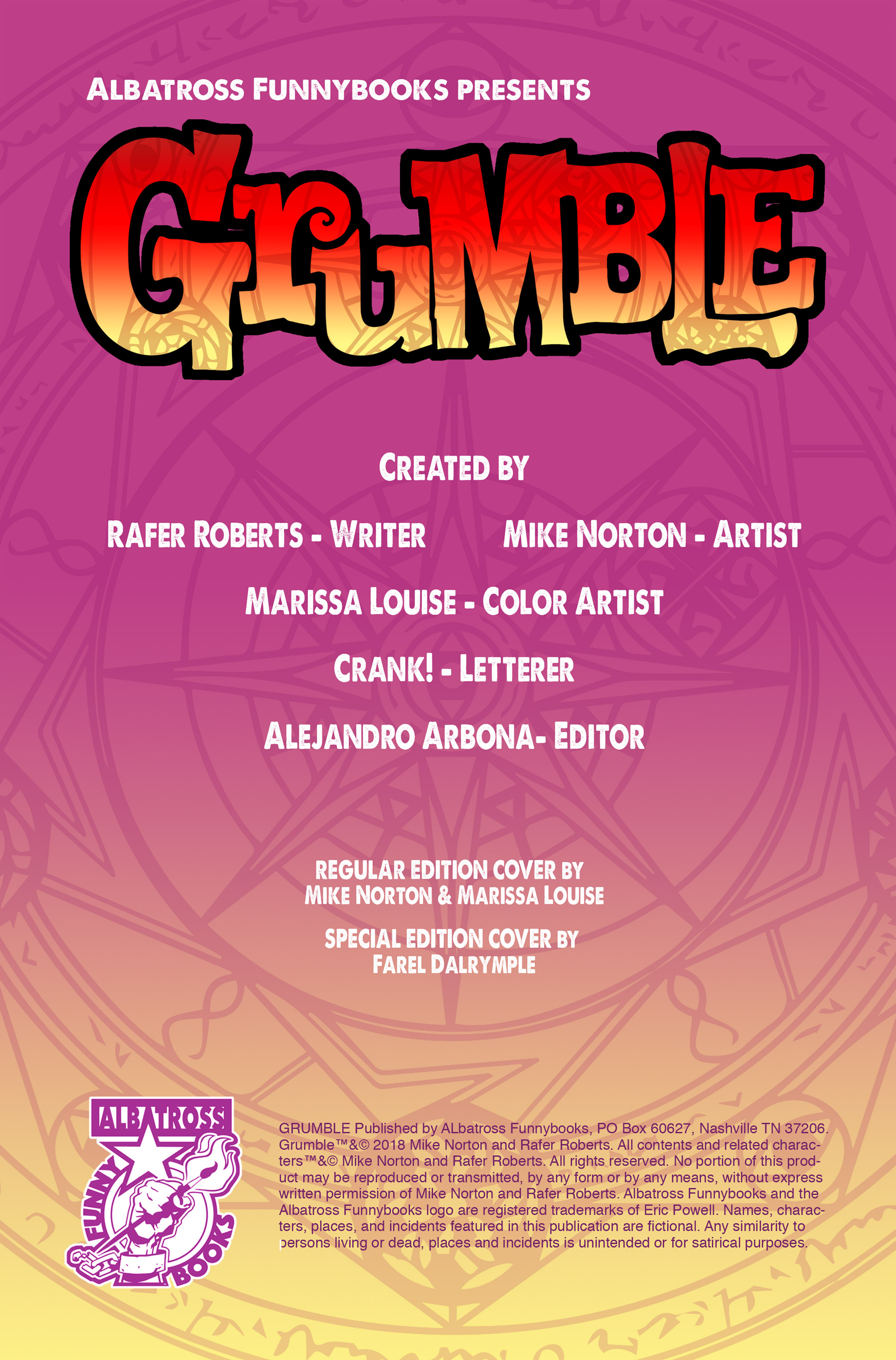 Read online Grumble comic -  Issue #3 - 2