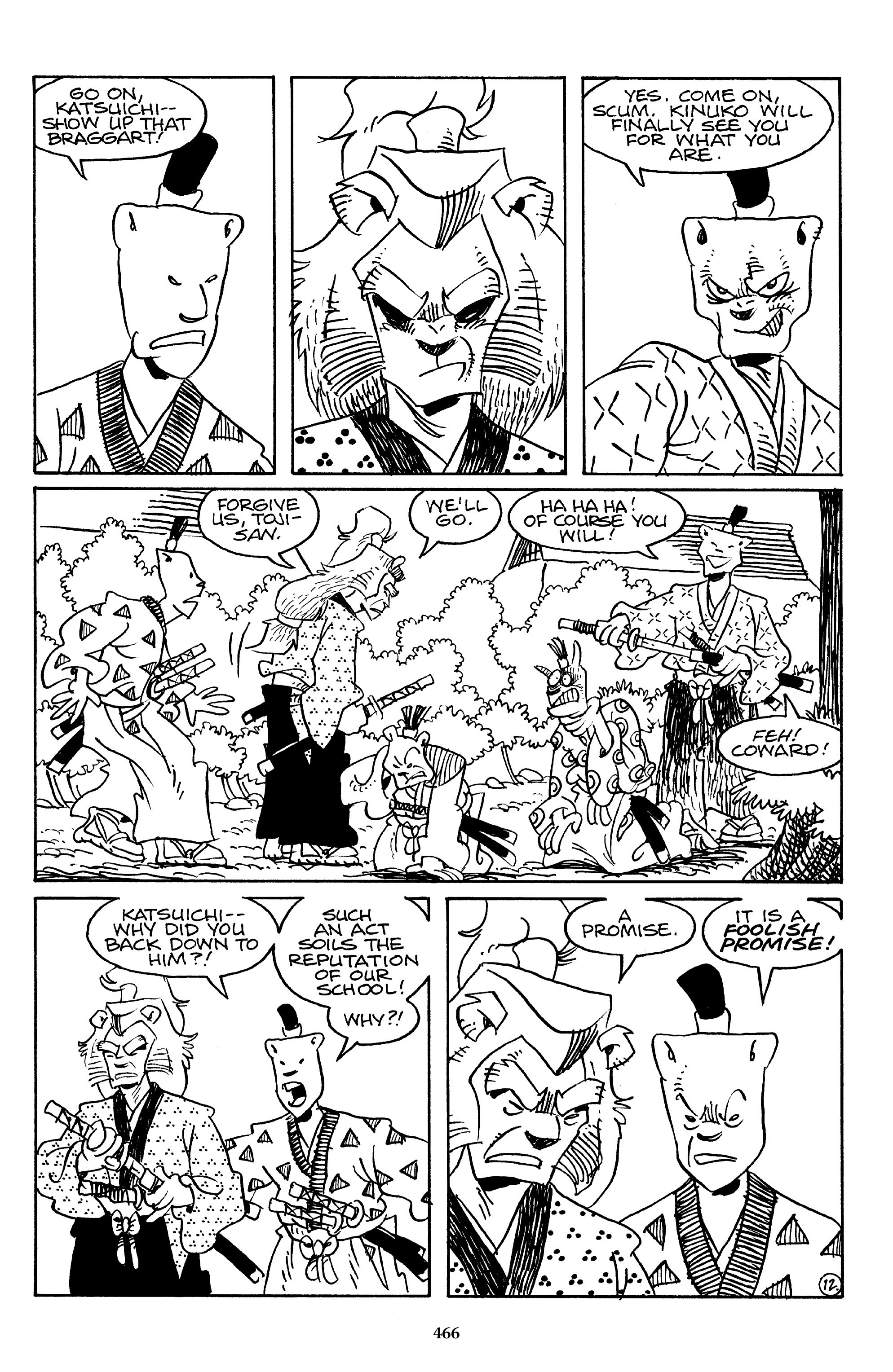 Read online The Usagi Yojimbo Saga comic -  Issue # TPB 4 - 462