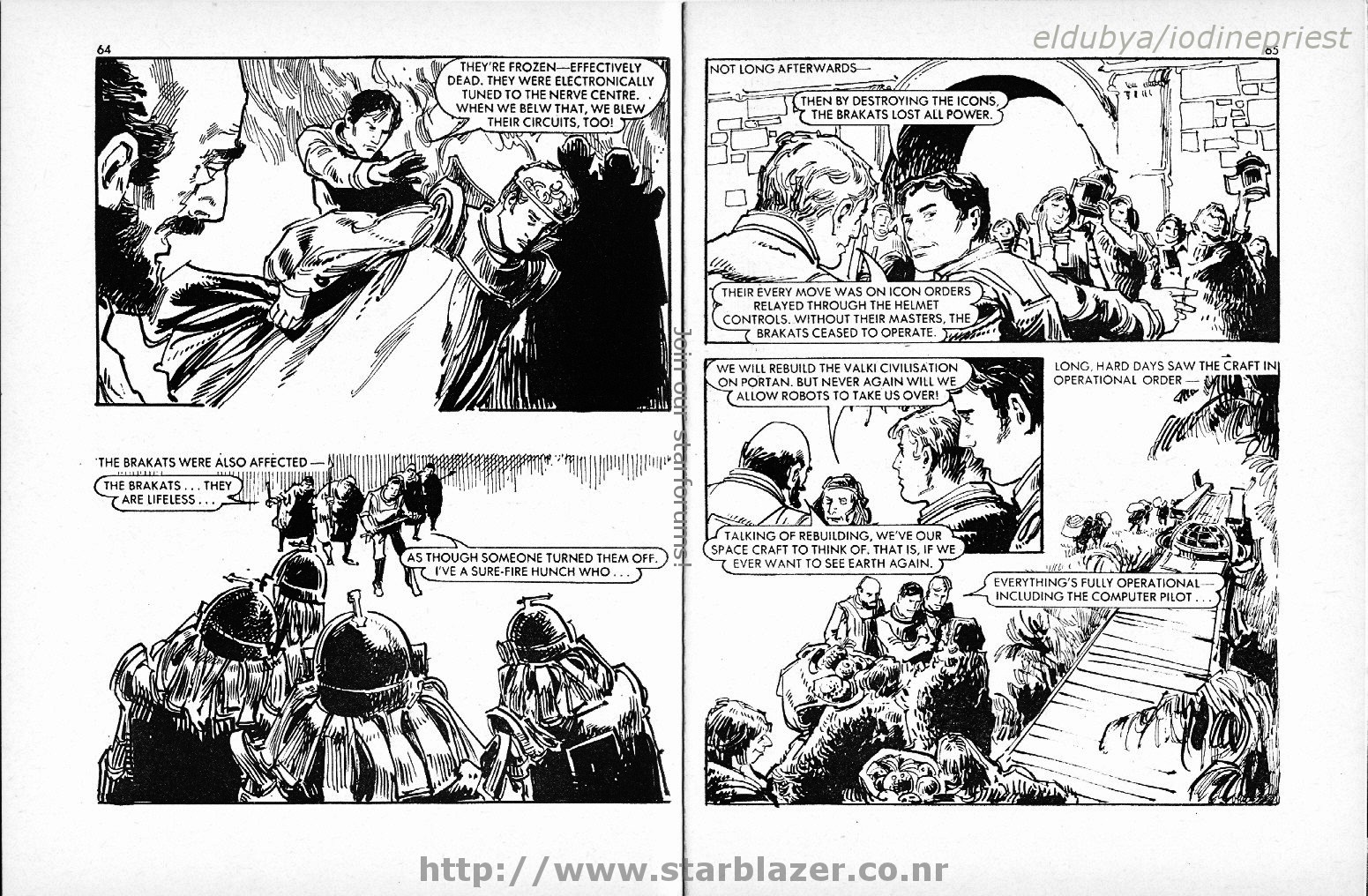 Read online Starblazer comic -  Issue #129 - 34