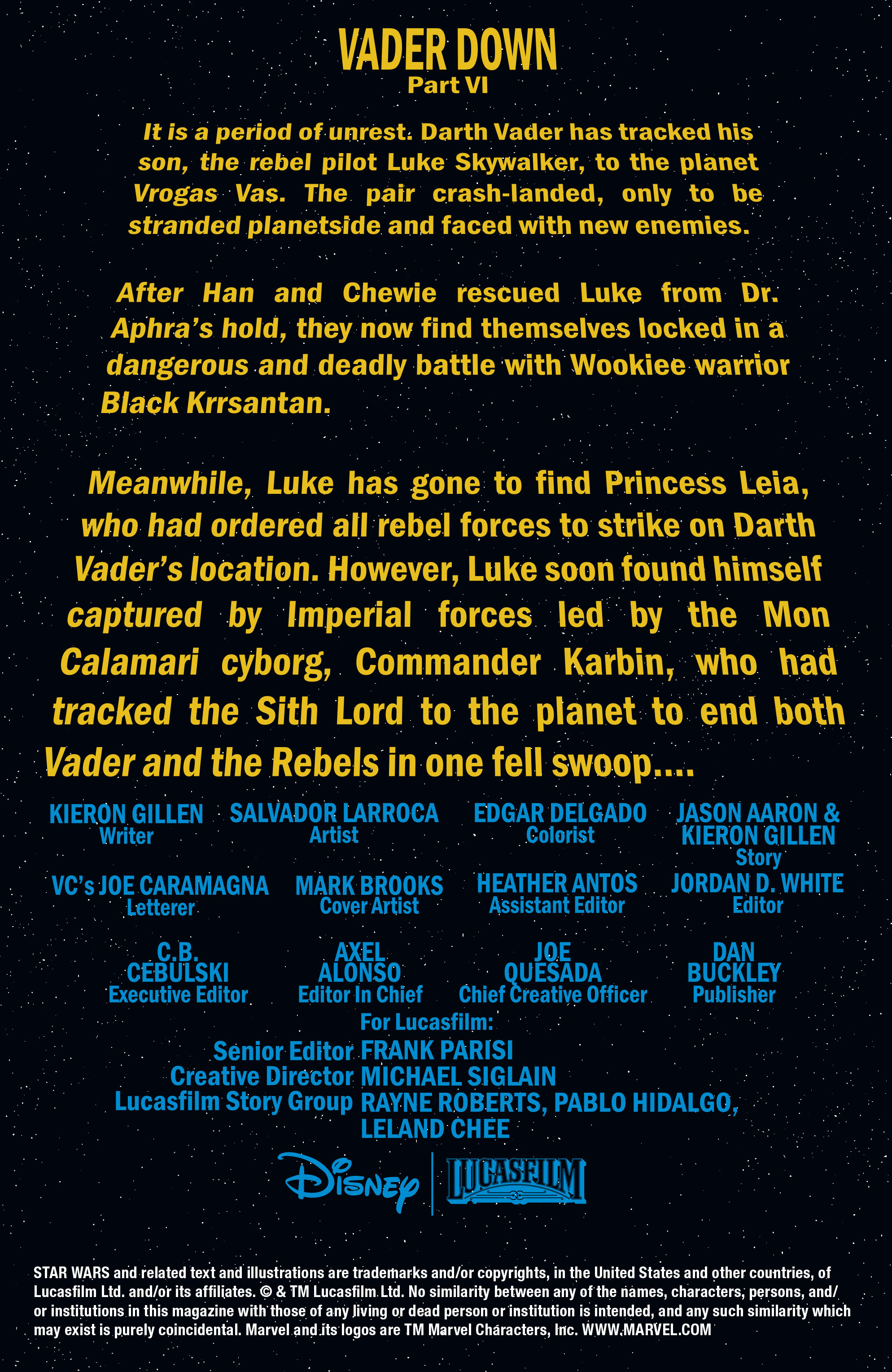 Read online Darth Vader comic -  Issue #15 - 2
