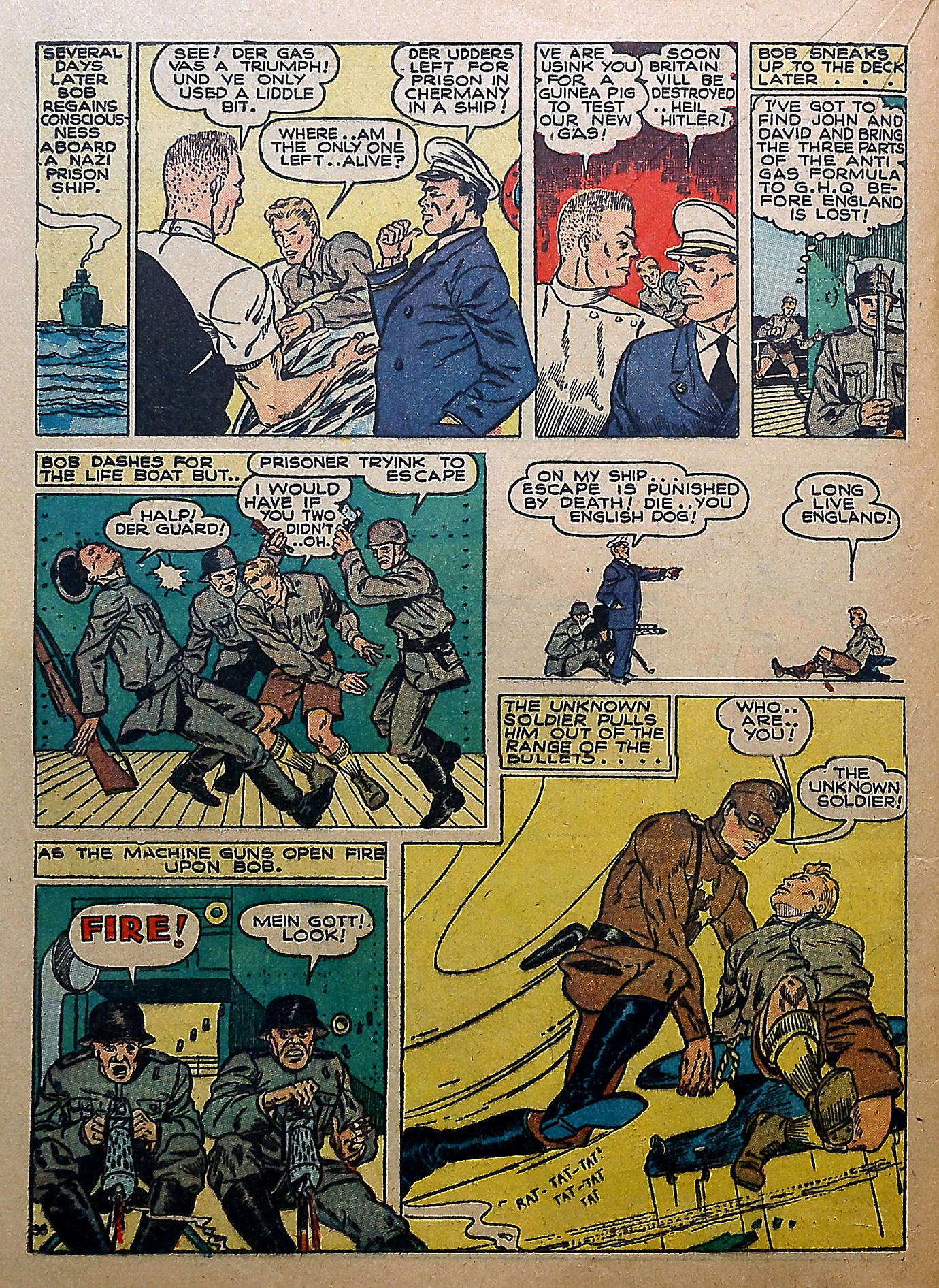 Read online Our Flag Comics comic -  Issue #5 - 33