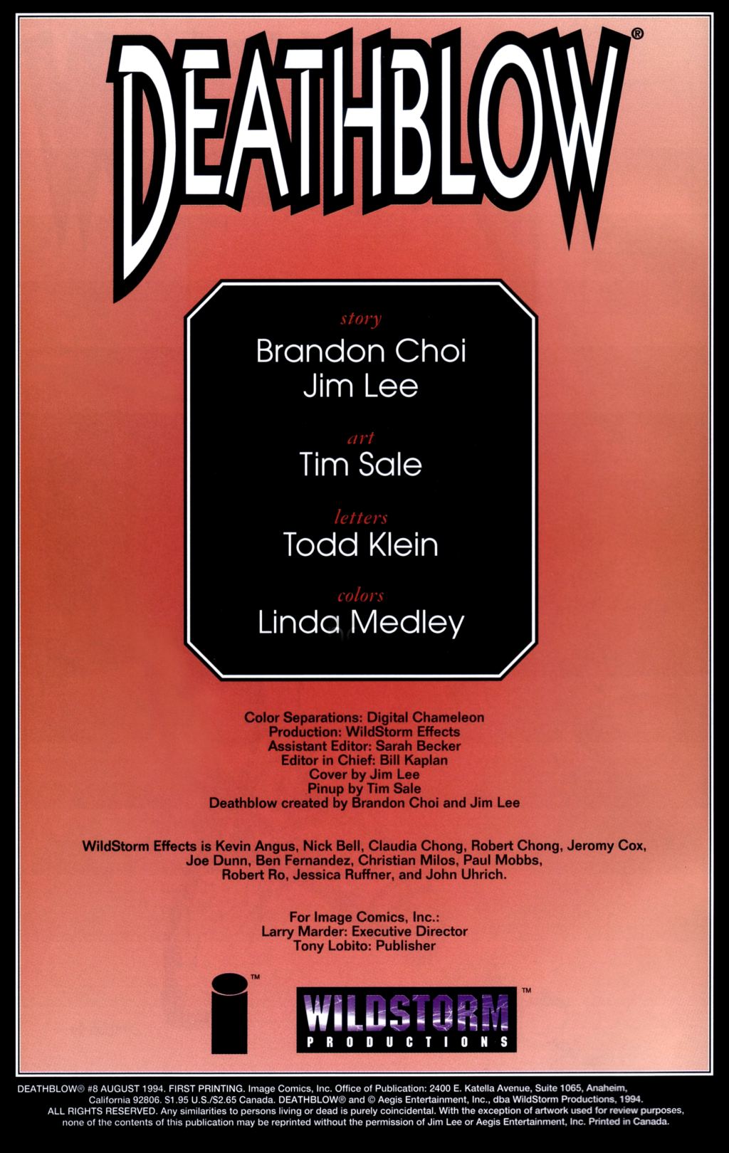 Read online Deathblow comic -  Issue #8 - 2