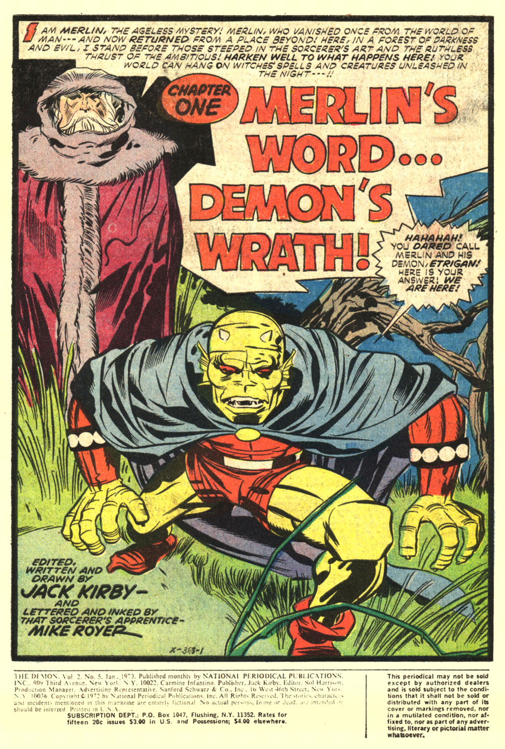 Read online The Demon (1972) comic -  Issue #5 - 3
