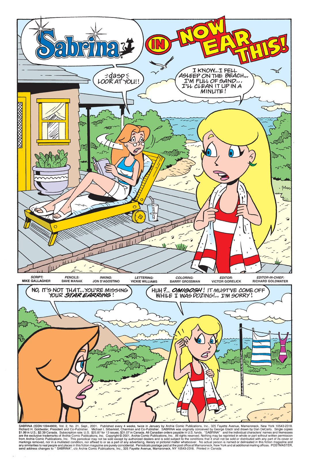 Read online Sabrina the Teenage Witch (2000) comic -  Issue #21 - 2