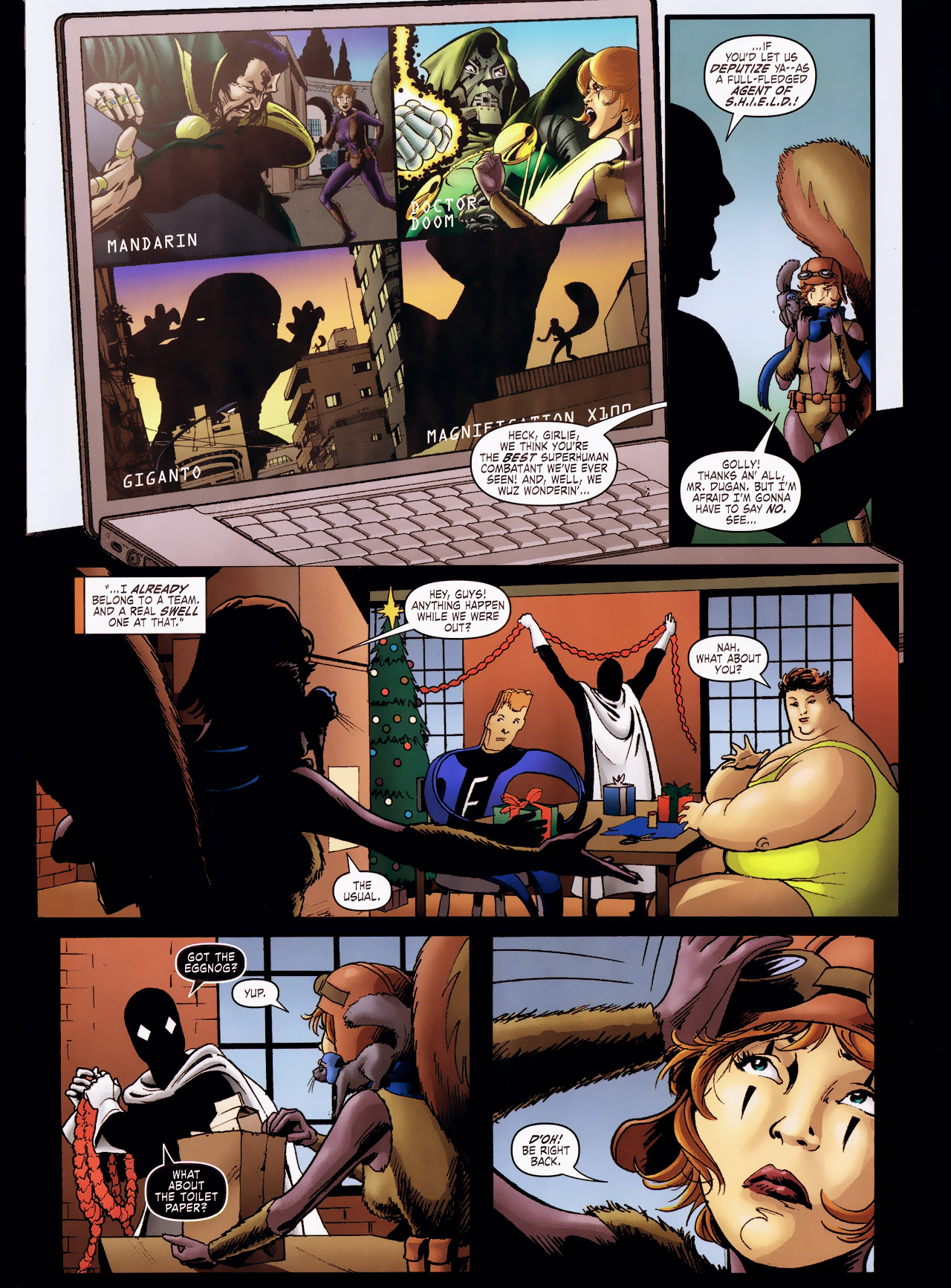 Read online Marvel Holiday Magazine 2010 comic -  Issue #1 - 39