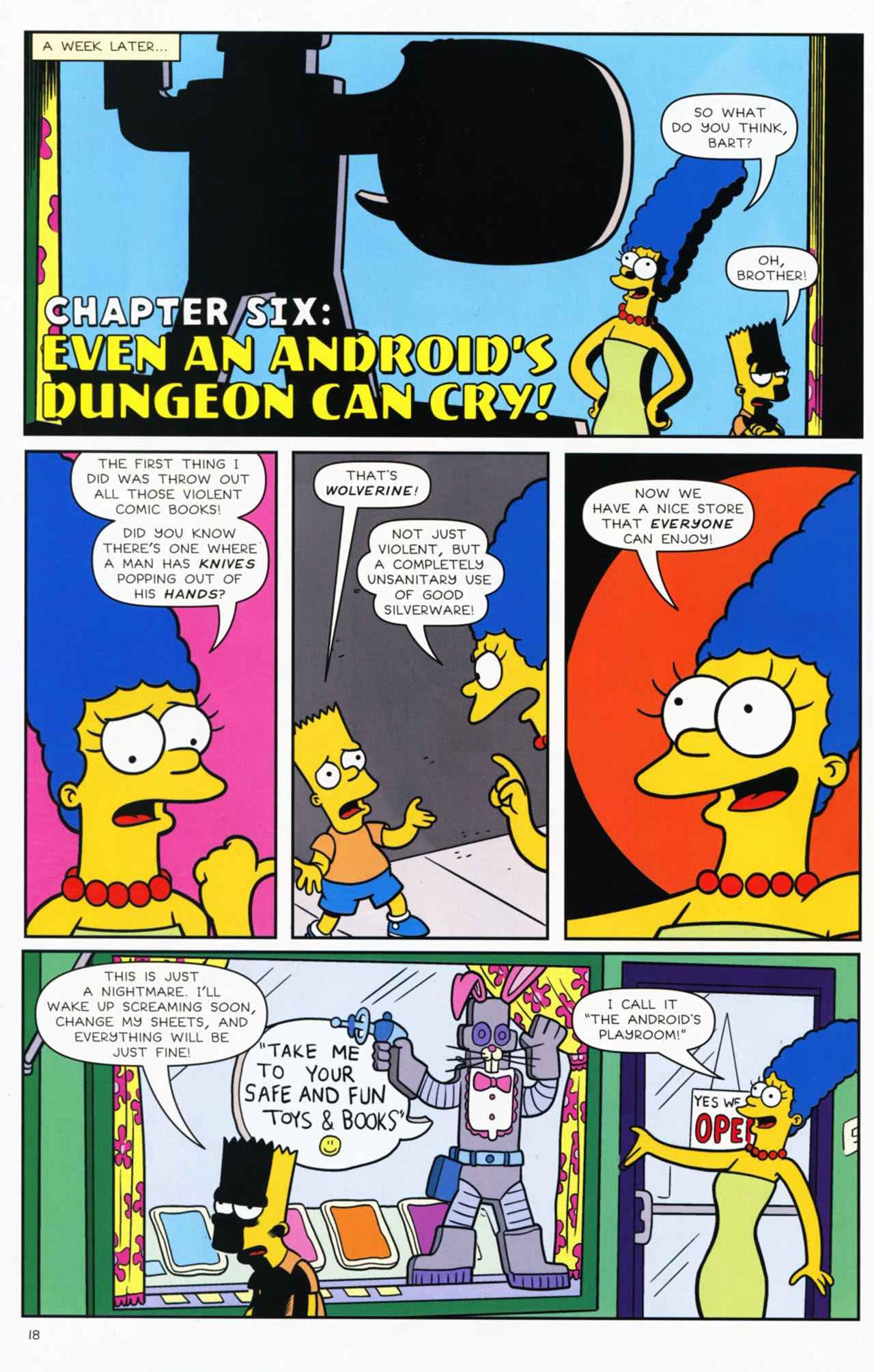 Read online Bongo Comics presents Comic Book Guy: The Comic Book comic -  Issue #2 - 19