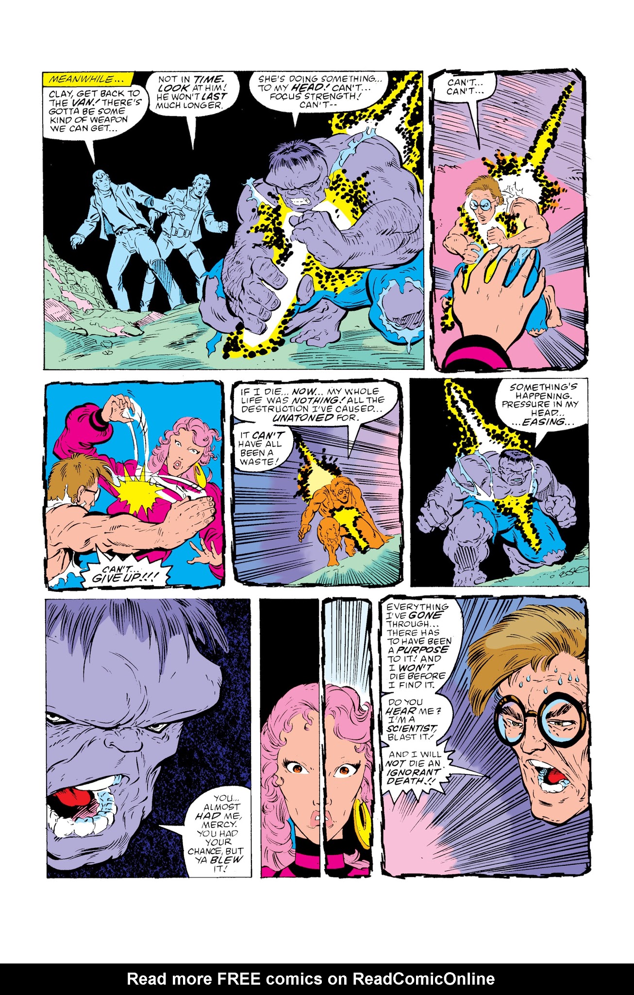 Read online Hulk Visionaries: Peter David comic -  Issue # TPB 1 - 184