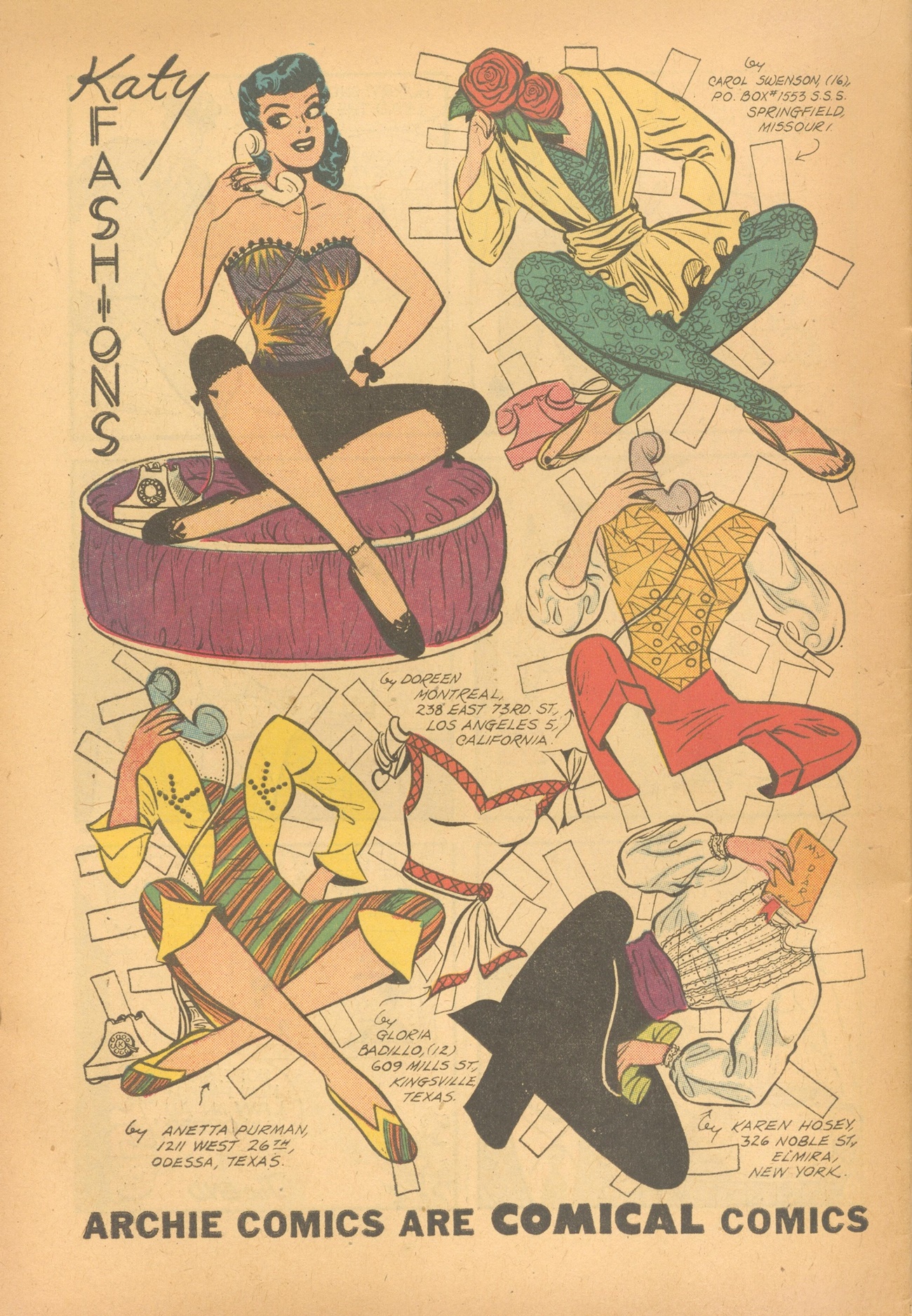 Read online Katy Keene (1949) comic -  Issue #32 - 34