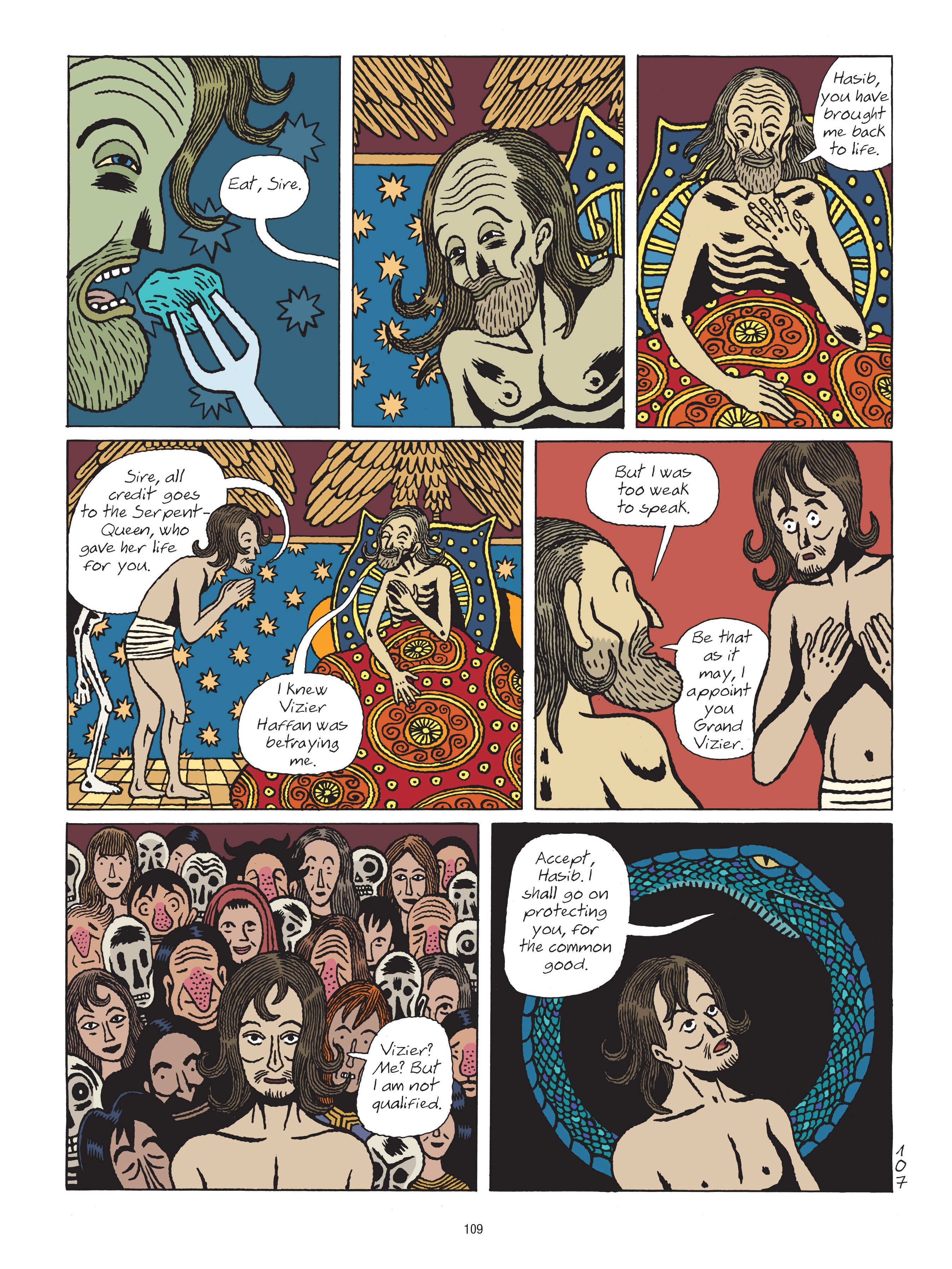 Read online A Tale of a Thousand and One Nights: HASIB & the Queen of Serpents comic -  Issue # TPB - 109