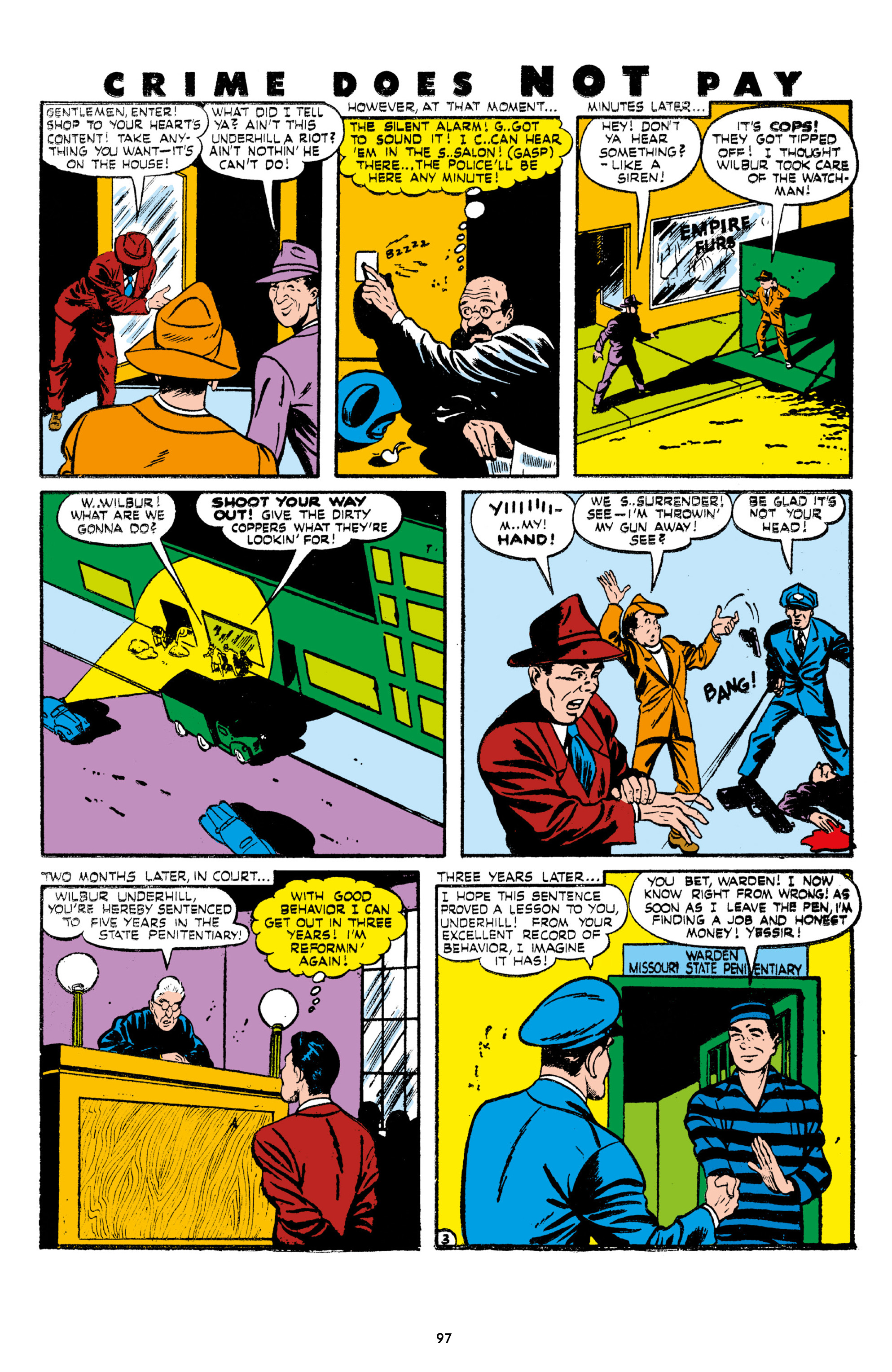 Read online Crime Does Not Pay Archives comic -  Issue # TPB 7 (Part 1) - 99