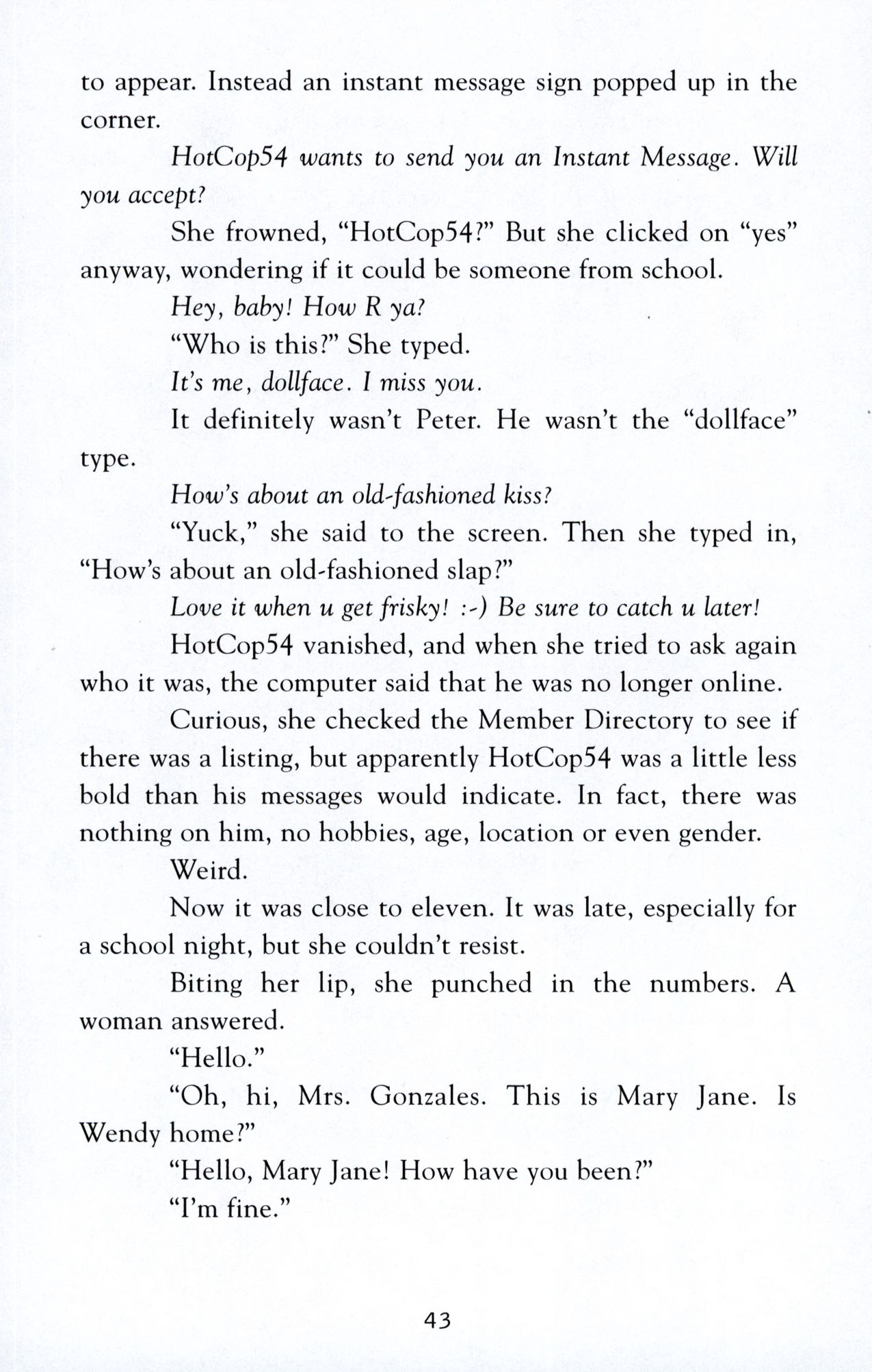 Read online Mary Jane (2003) comic -  Issue # TPB 2 (Part 1) - 53