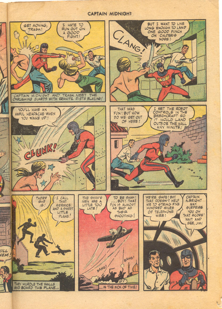 Read online Captain Midnight (1942) comic -  Issue #51 - 45