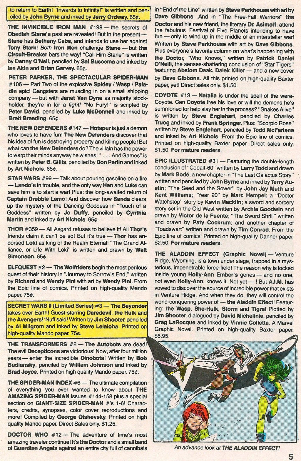 Read online Marvel Age comic -  Issue #29 - 7