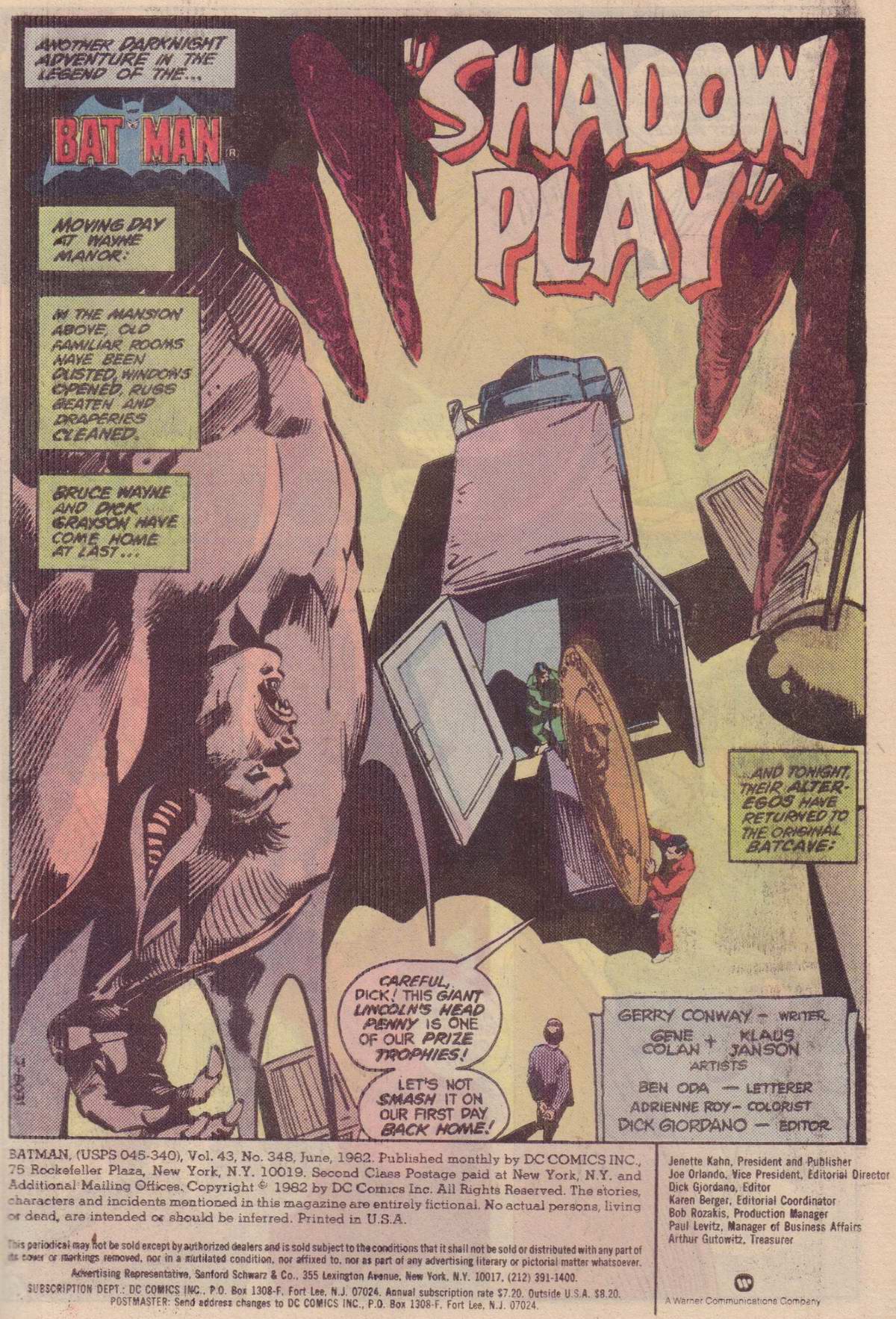 Read online Batman (1940) comic -  Issue #348 - 2