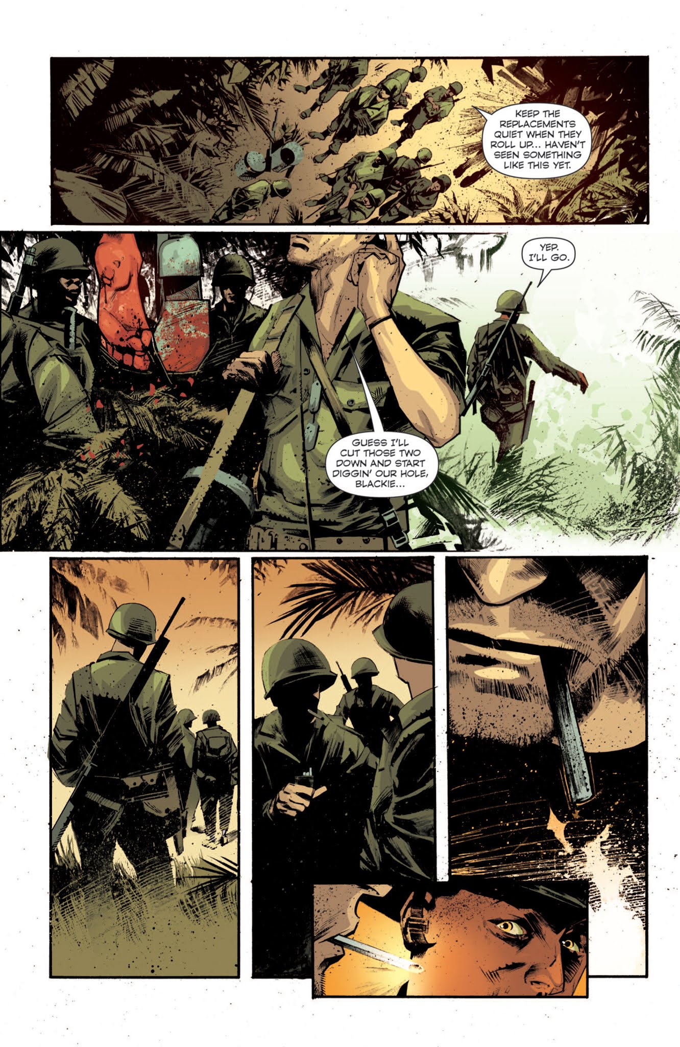 Read online Fever Ridge: A Tale of MacArthur's Jungle War comic -  Issue #1 - 21