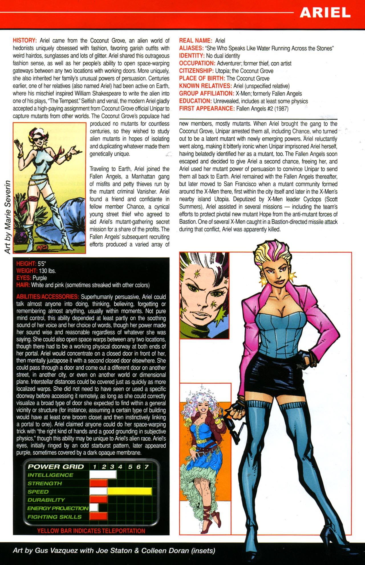 Read online Official Handbook of the Marvel Universe A To Z Update comic -  Issue #3 - 7