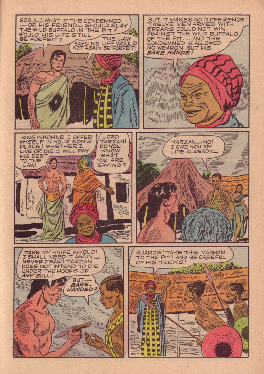 Read online Tarzan (1948) comic -  Issue #28 - 21
