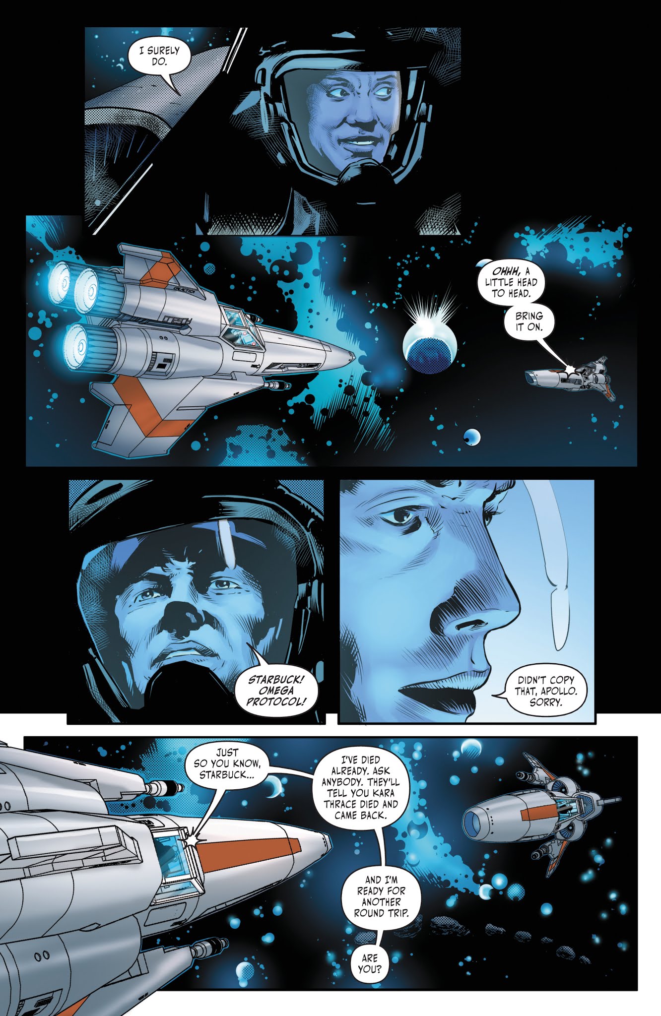 Read online Battlestar Galactica BSG vs. BSG comic -  Issue #5 - 22