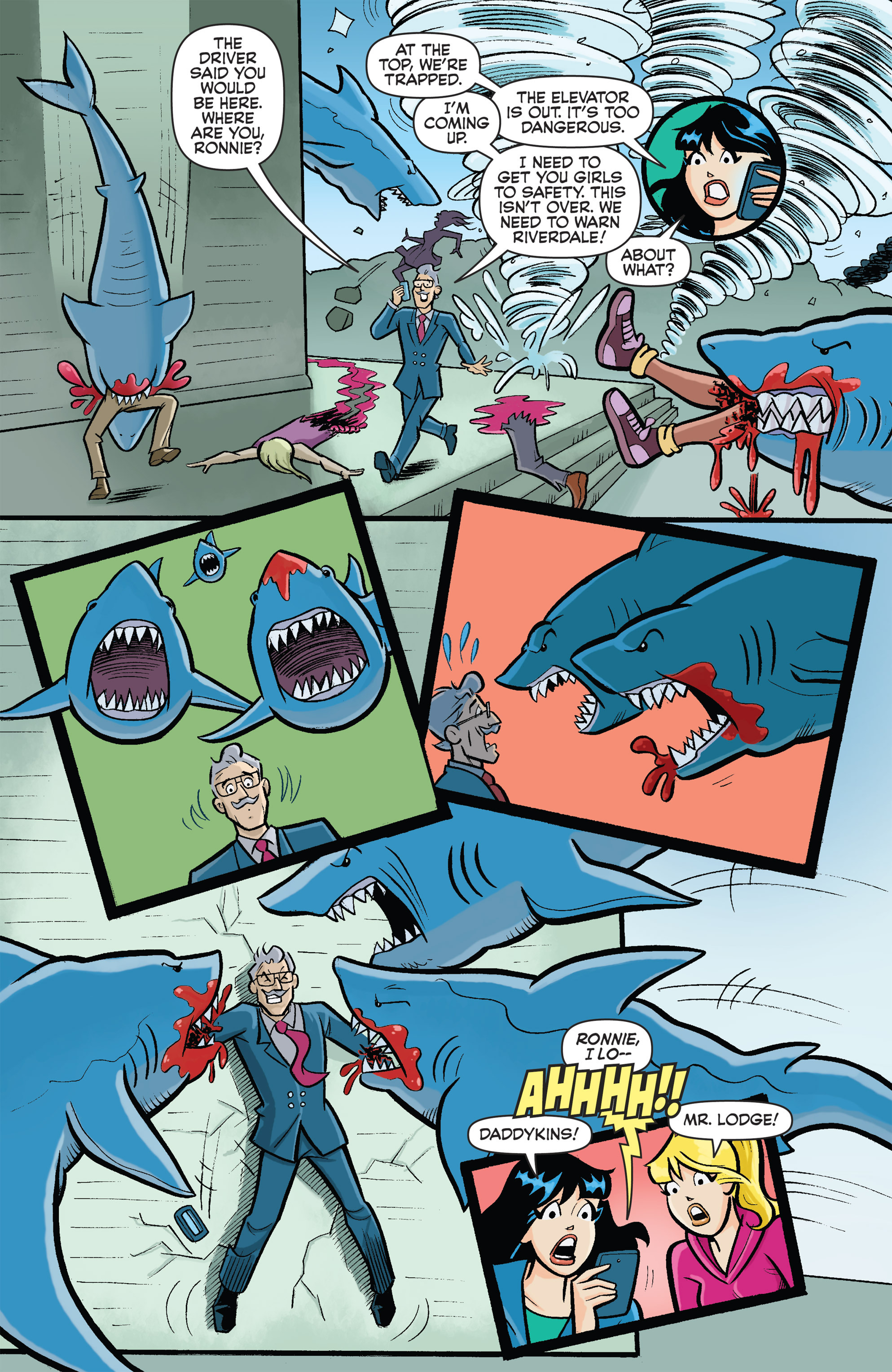 Read online Archie vs. Sharknado comic -  Issue #Archie vs. Sharknado Full - 7