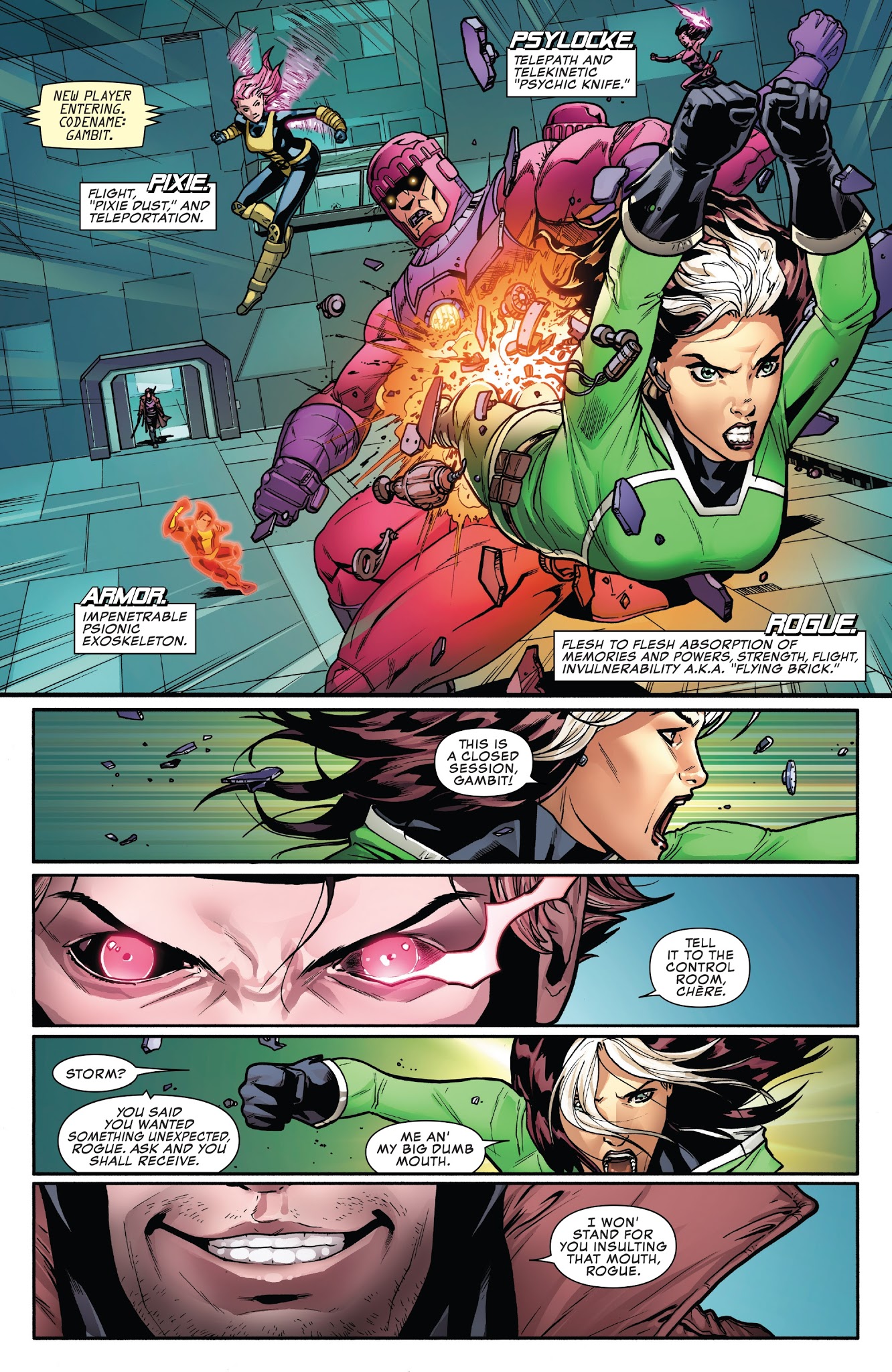 Read online Rogue & Gambit comic -  Issue #1 - 8