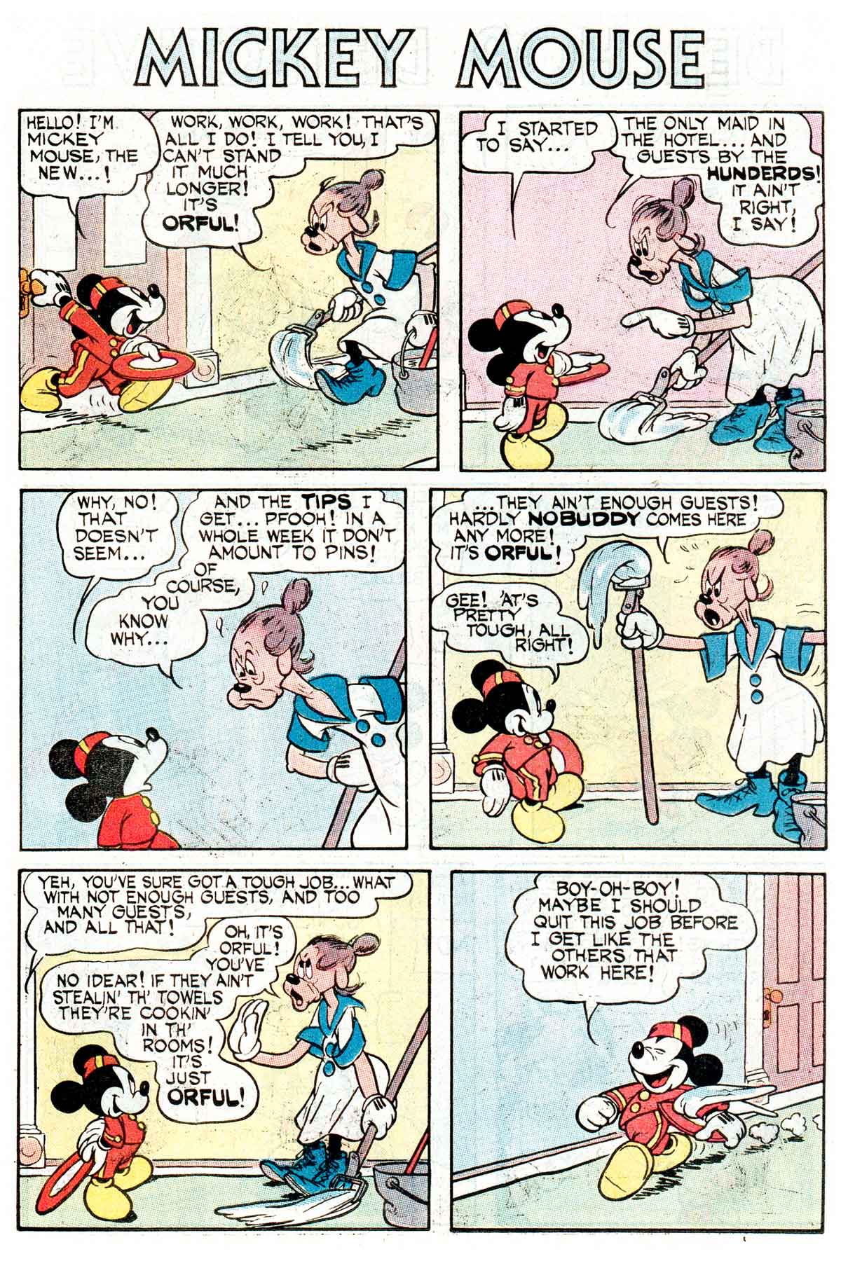 Read online Walt Disney's Mickey Mouse comic -  Issue #251 - 12