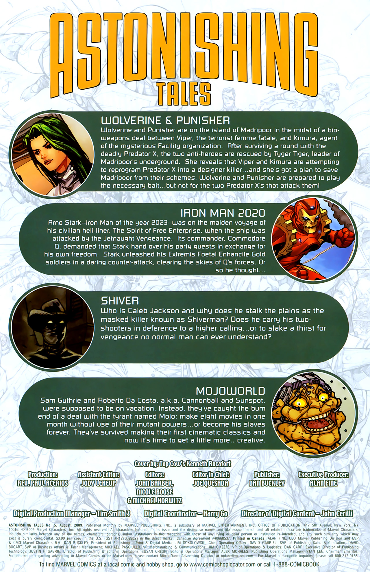 Read online Astonishing Tales (2009) comic -  Issue #5 - 2