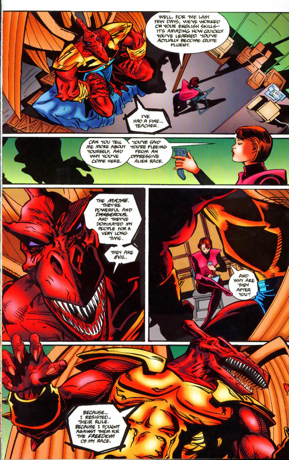 Read online Leonard Nimoy's Primortals (1995) comic -  Issue #9 - 19