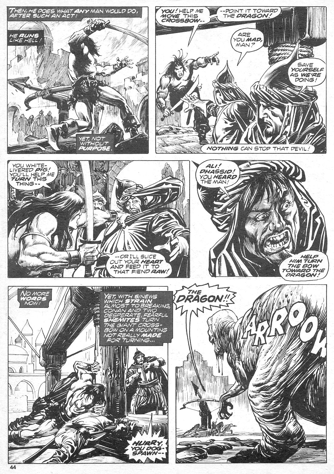 Read online The Savage Sword Of Conan comic -  Issue #7 - 44