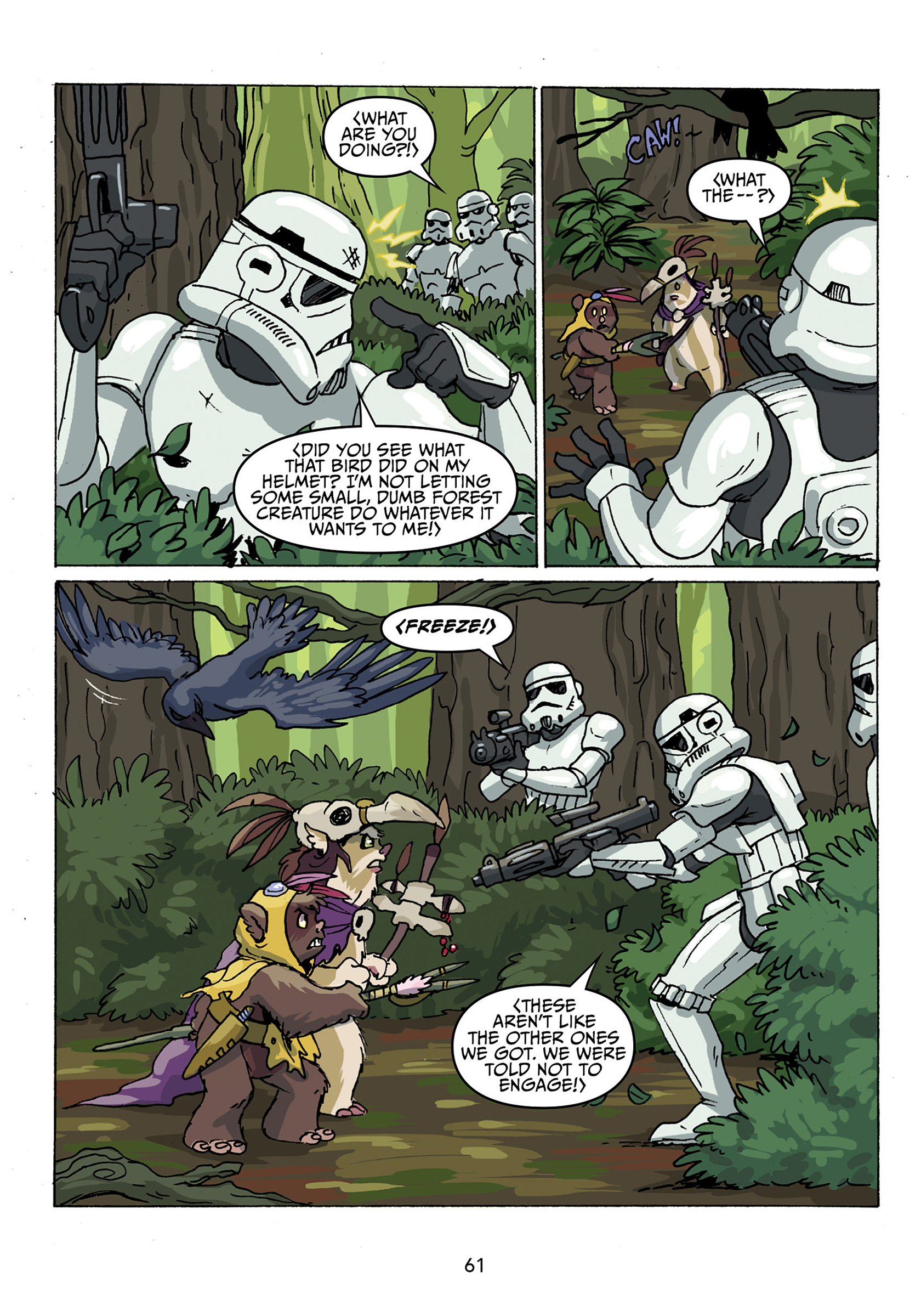 Read online Star Wars: Ewoks - Shadows of Endor comic -  Issue # TPB - 62