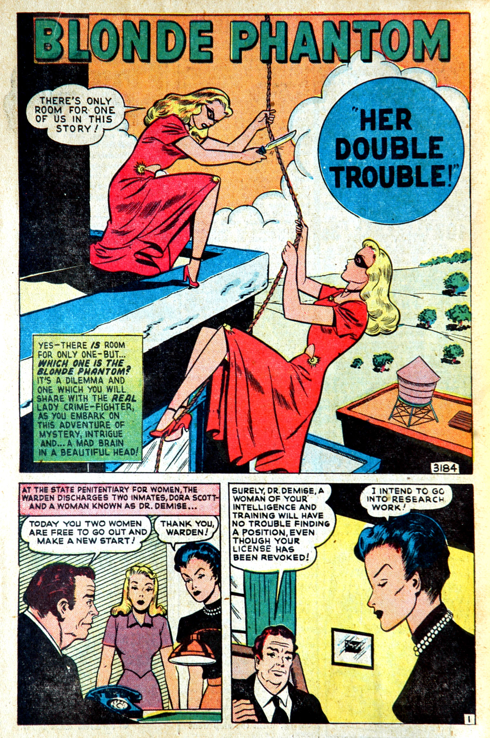 Read online Blonde Phantom Comics comic -  Issue #19 - 13