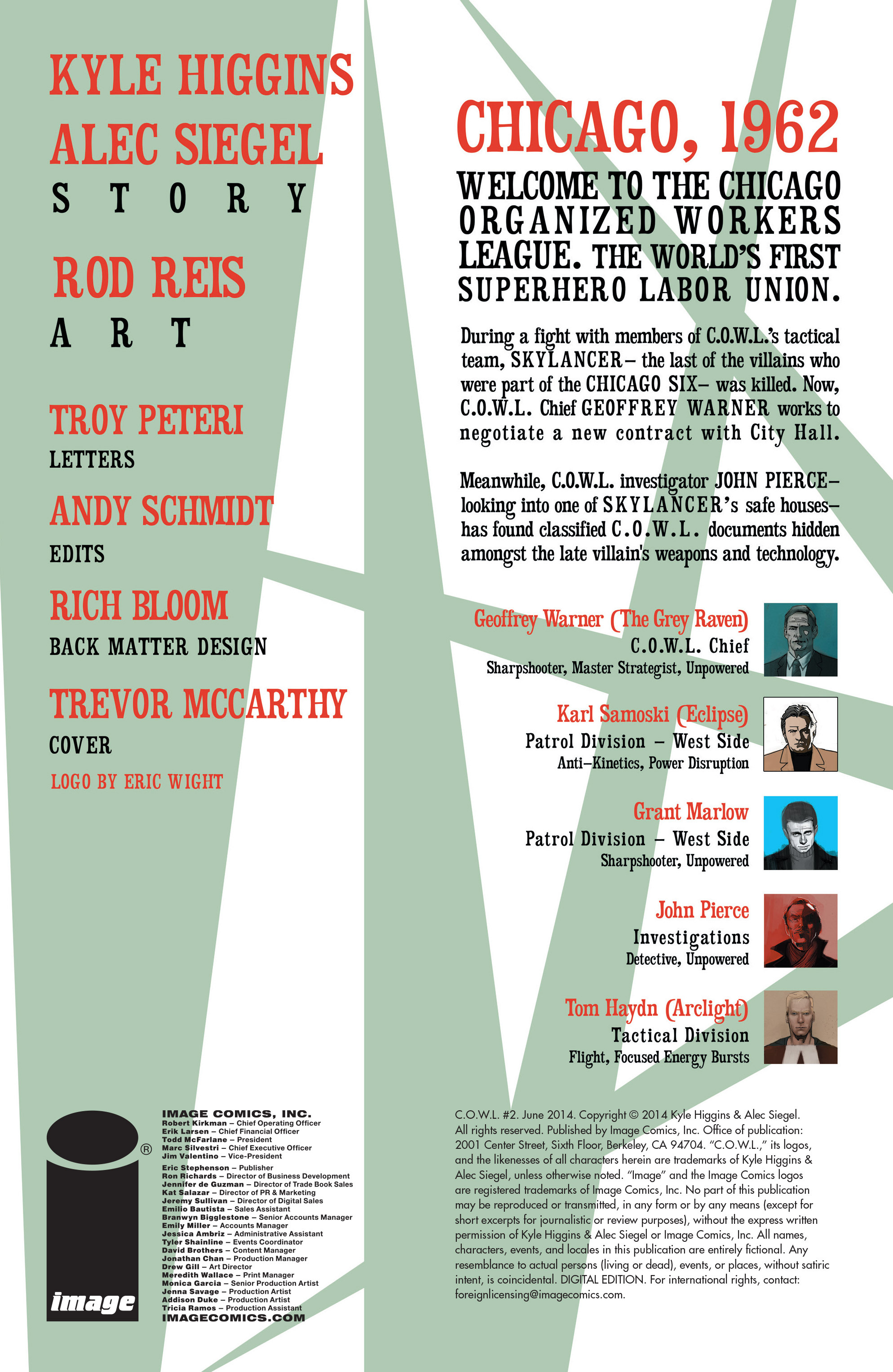 Read online C.O.W.L. comic -  Issue #2 - 2