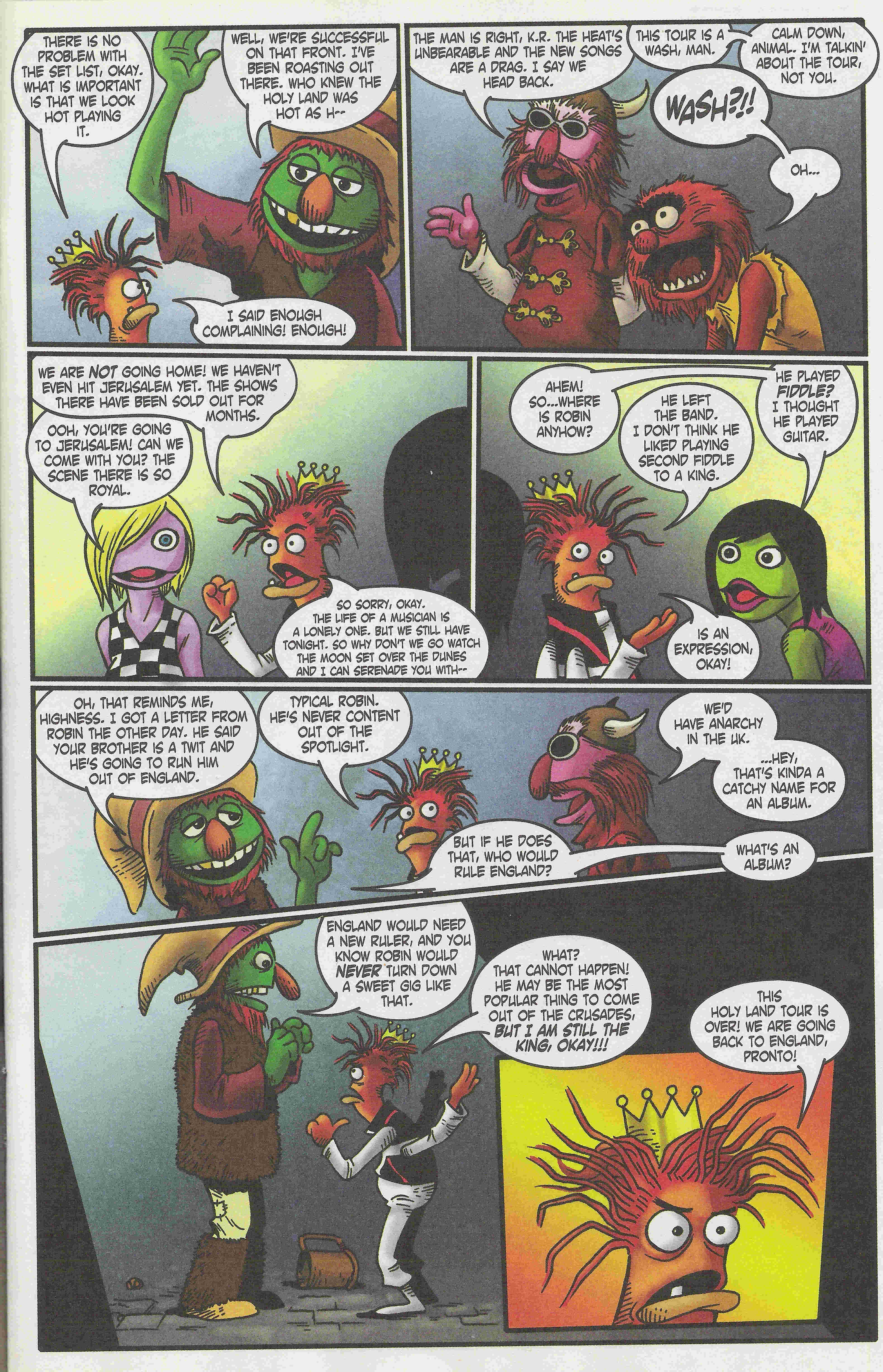 Read online Muppet Robin Hood comic -  Issue #3 - 6