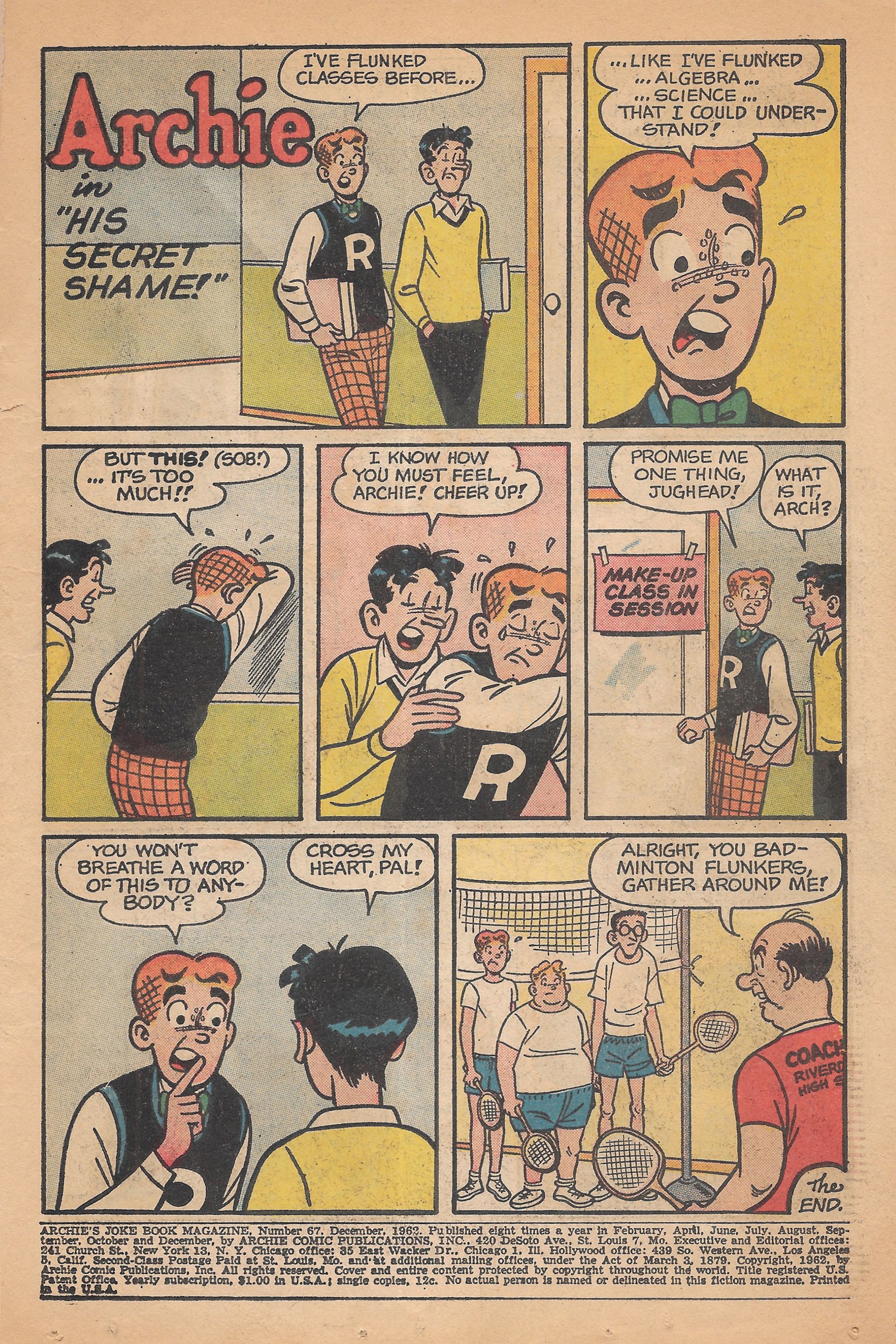 Read online Archie's Joke Book Magazine comic -  Issue #67 - 3