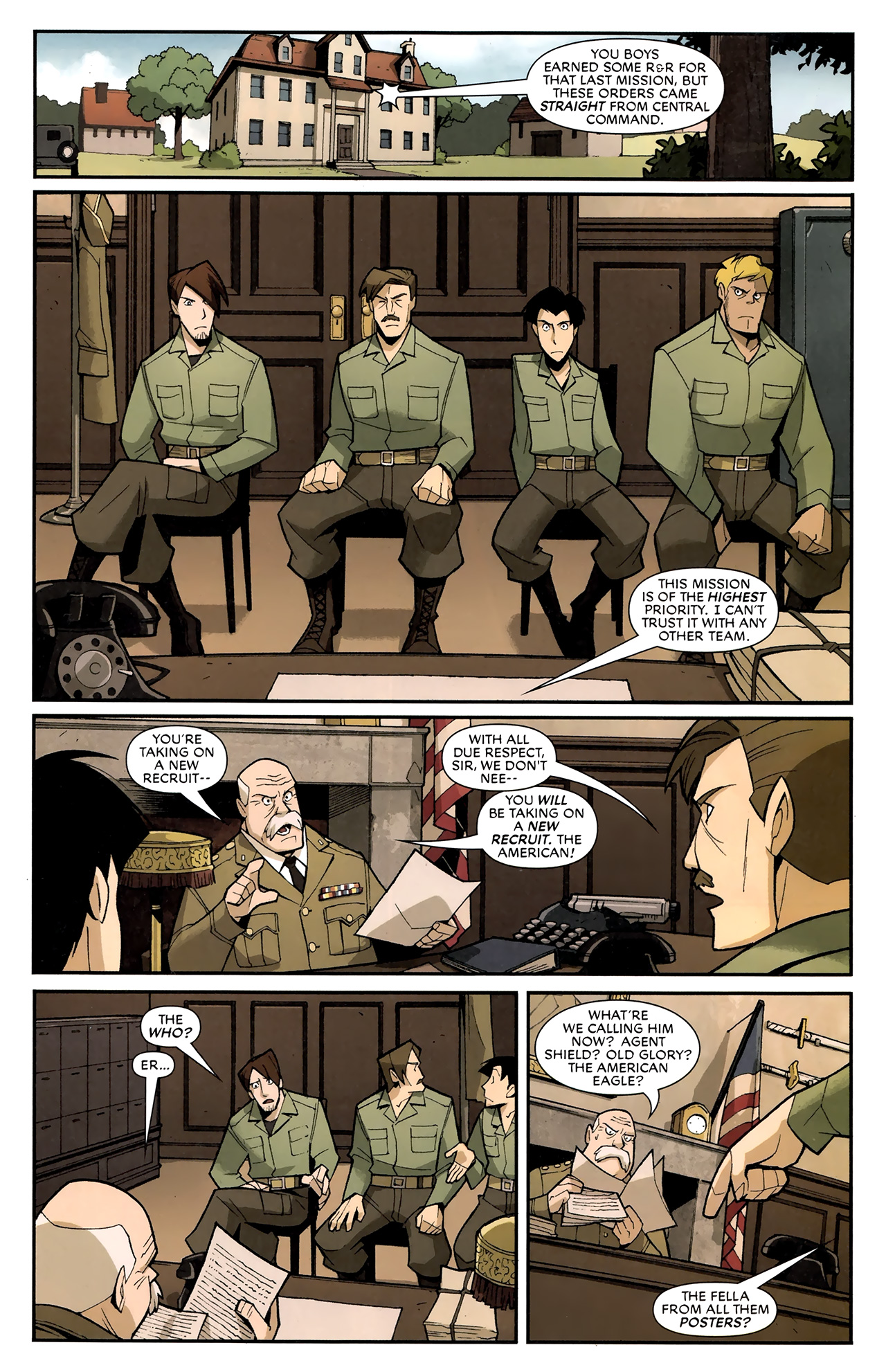 Read online Captain America: Fighting Avenger comic -  Issue # Full - 7