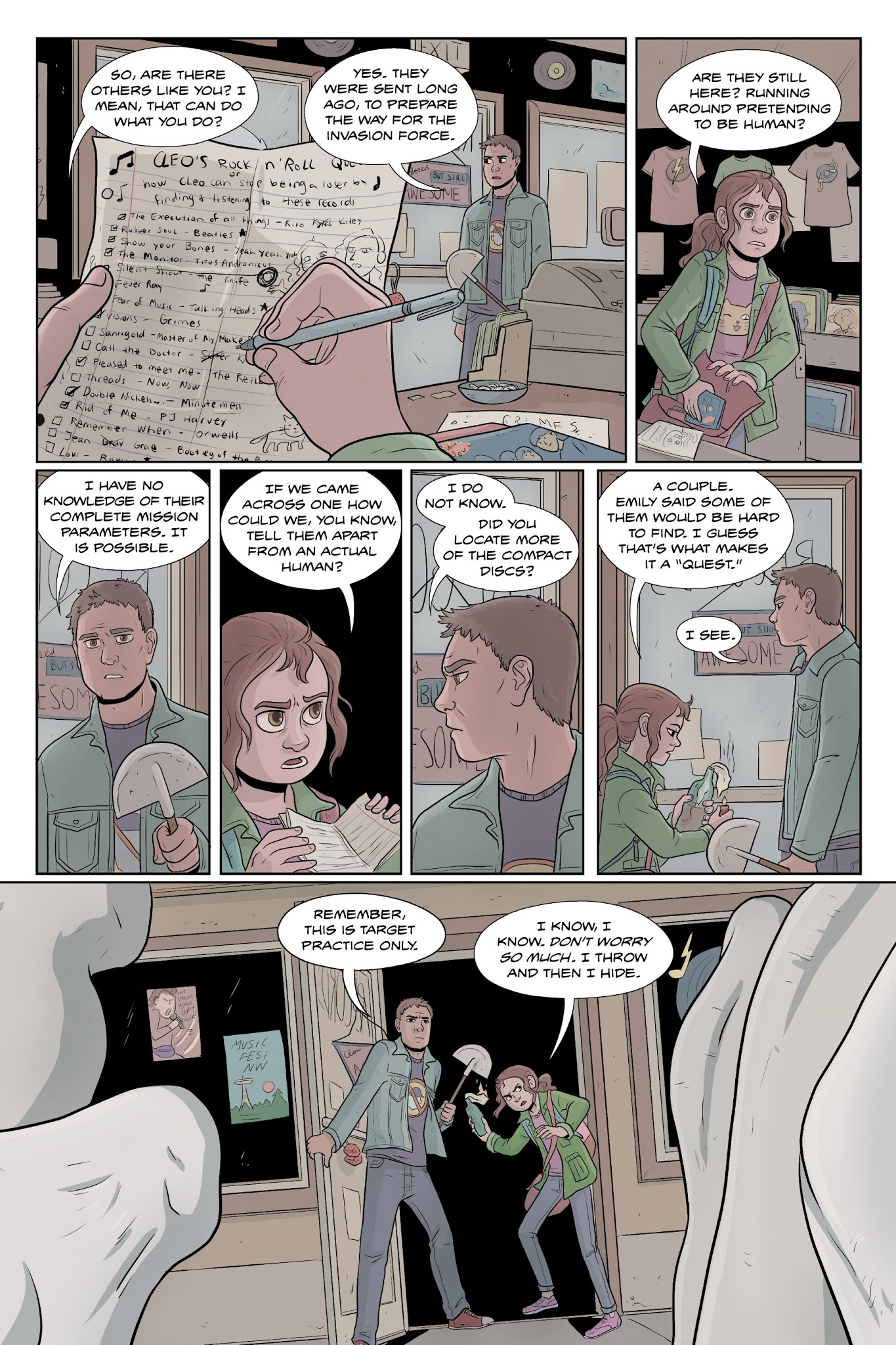 Read online Lifeformed: Cleo Makes Contact comic -  Issue # TPB - 100