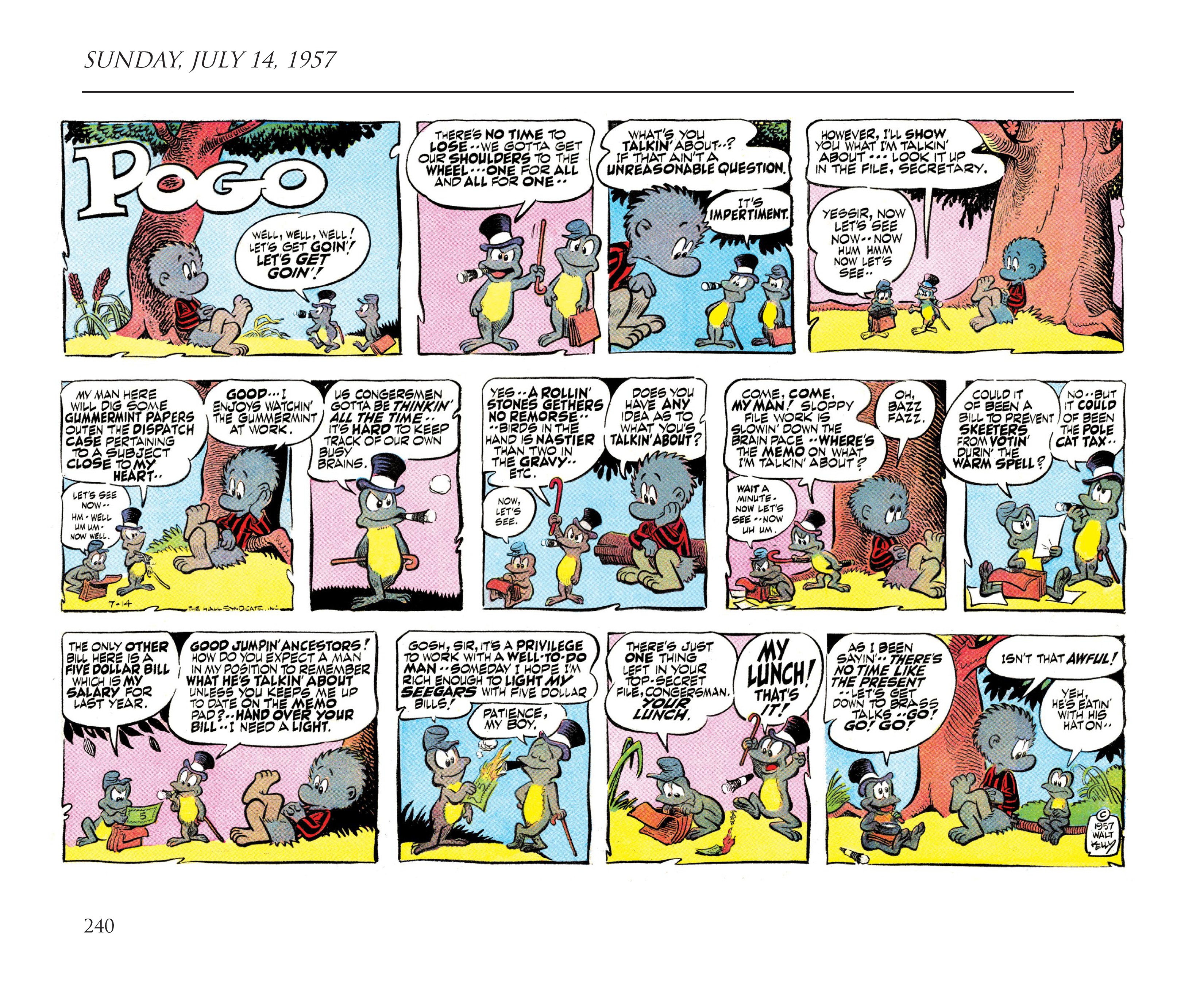 Read online Pogo by Walt Kelly: The Complete Syndicated Comic Strips comic -  Issue # TPB 5 (Part 3) - 49