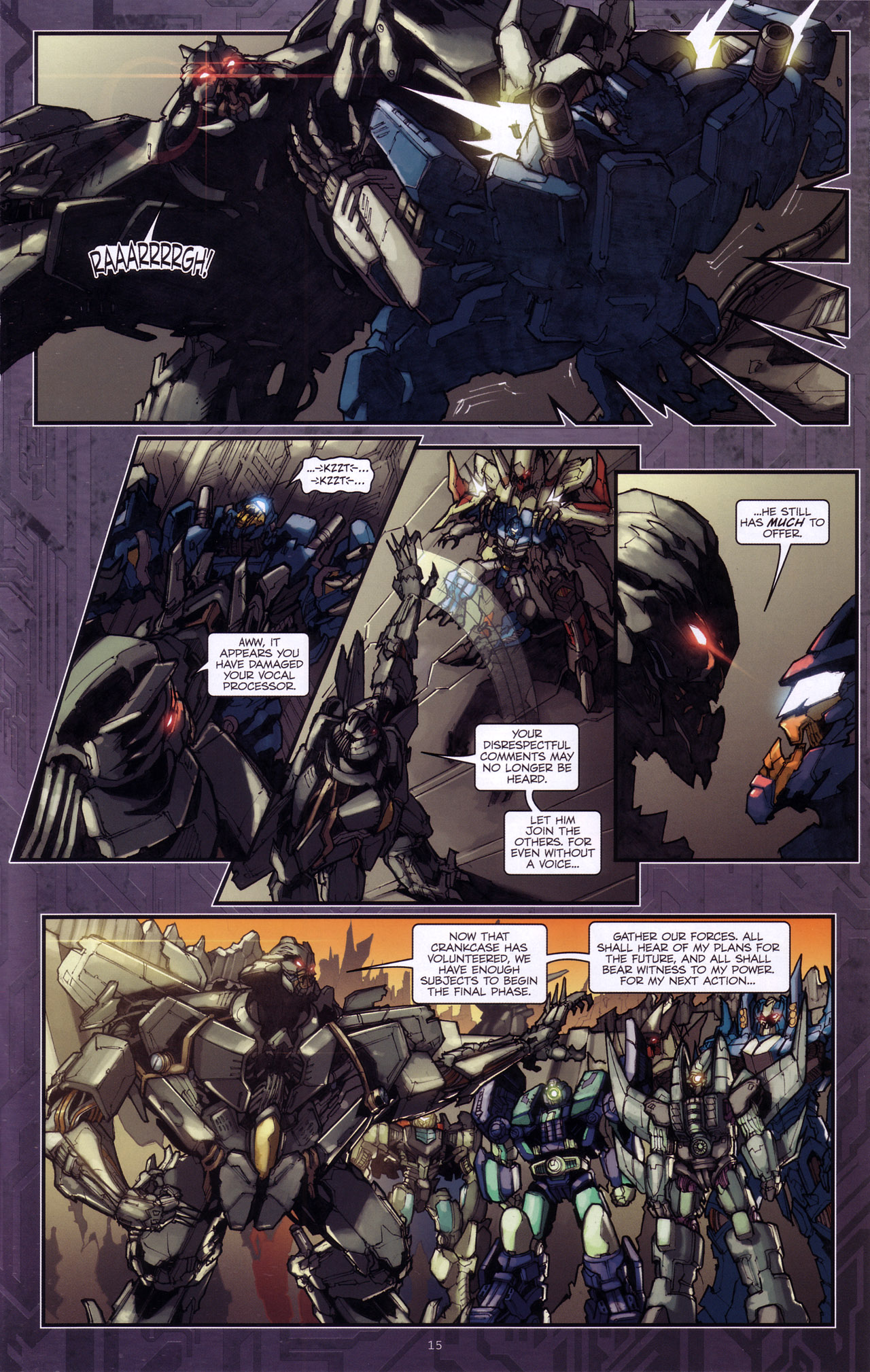 Read online Transformers: The Reign of Starscream comic -  Issue #4 - 17