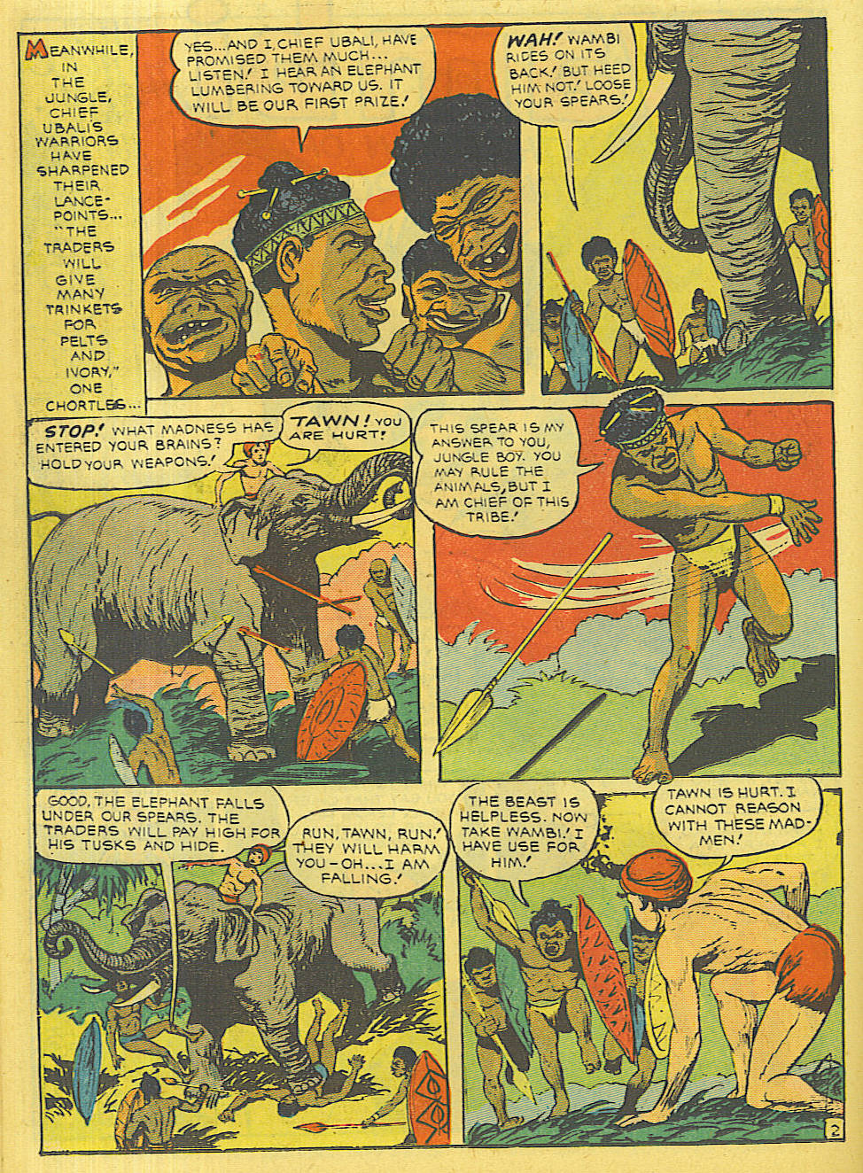 Read online Jungle Comics comic -  Issue #125 - 35