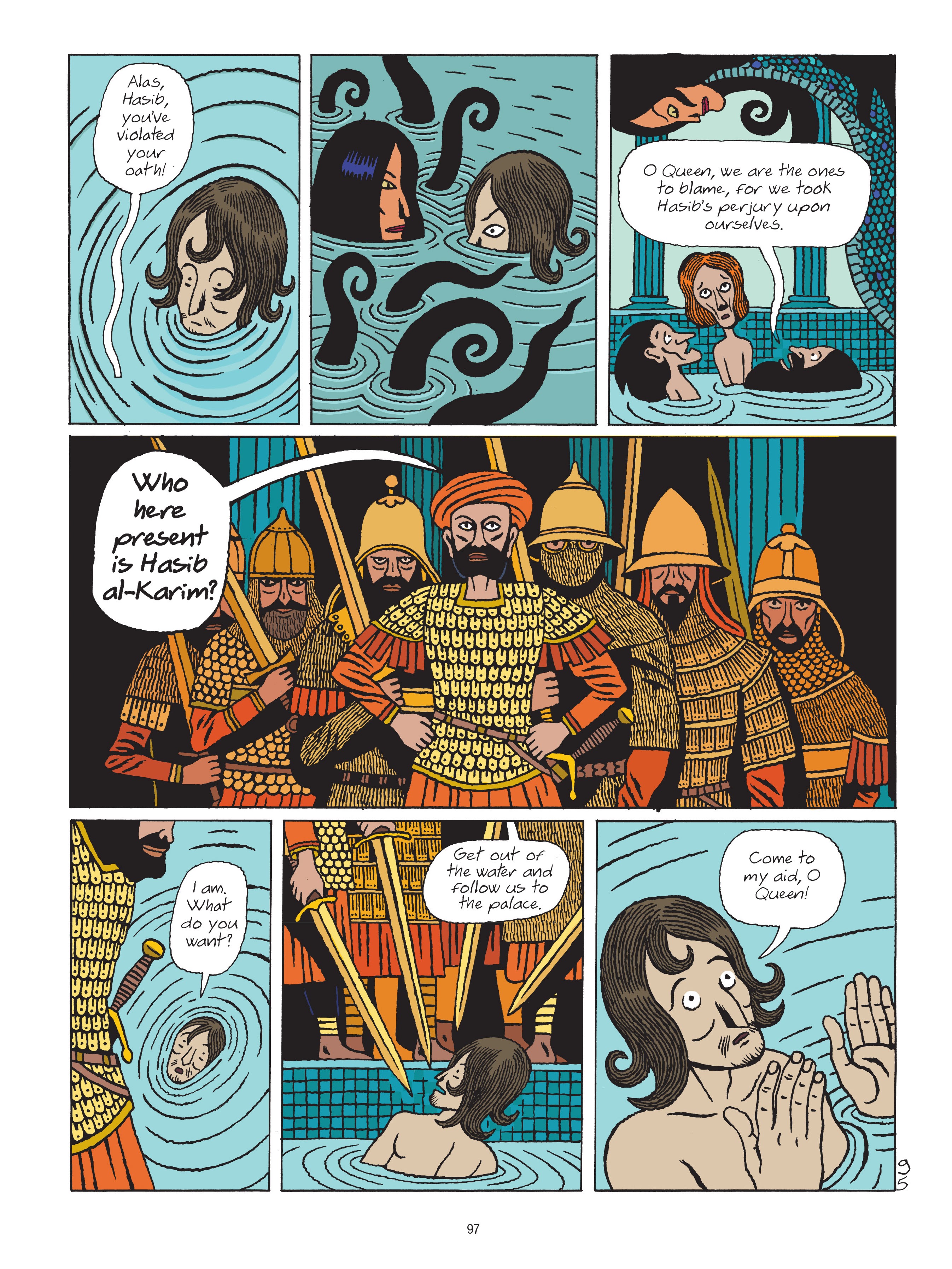 Read online A Tale of a Thousand and One Nights: HASIB & the Queen of Serpents comic -  Issue # TPB - 97