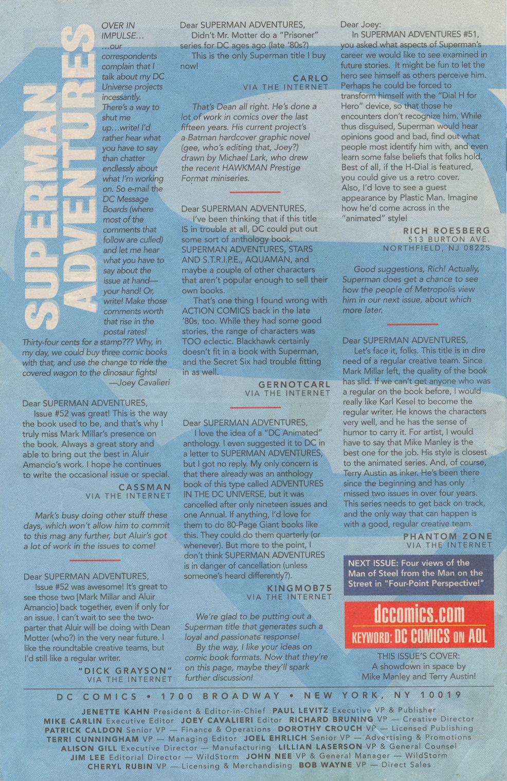 Superman Adventures Issue #56 #59 - English 34