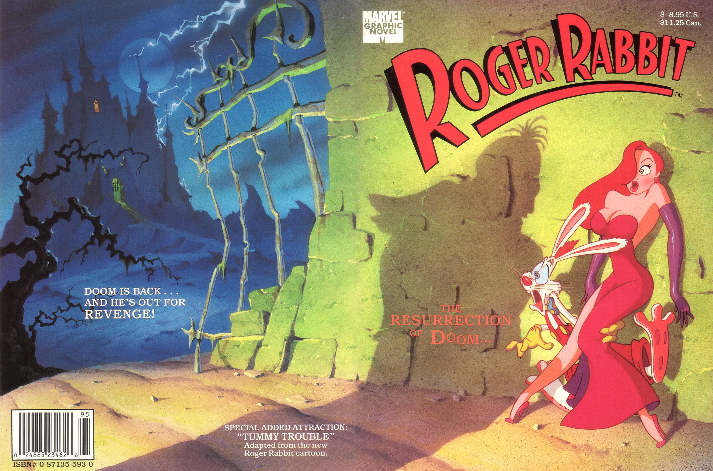 Read online Marvel Graphic Novel comic -  Issue #54 - Roger Rabbit The Resurrection of Doom - 2