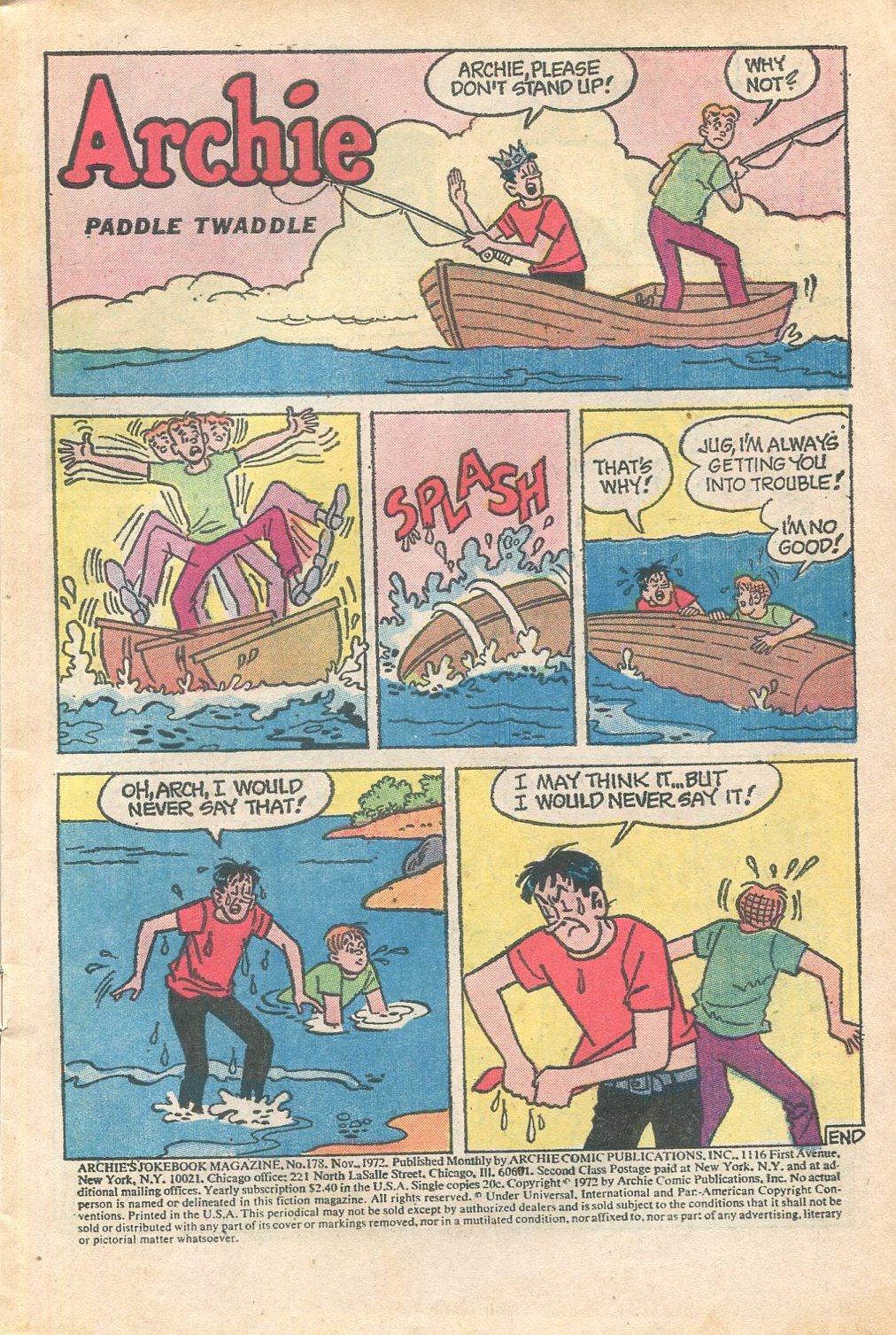 Read online Archie's Joke Book Magazine comic -  Issue #178 - 3
