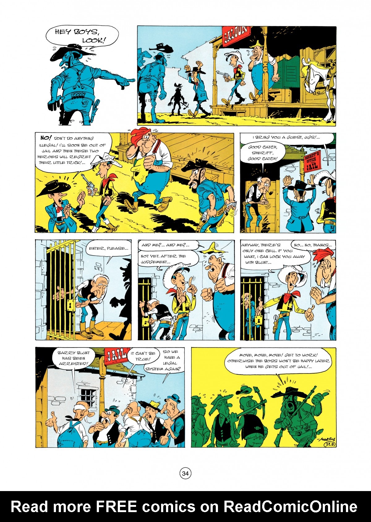 Read online A Lucky Luke Adventure comic -  Issue #5 - 36