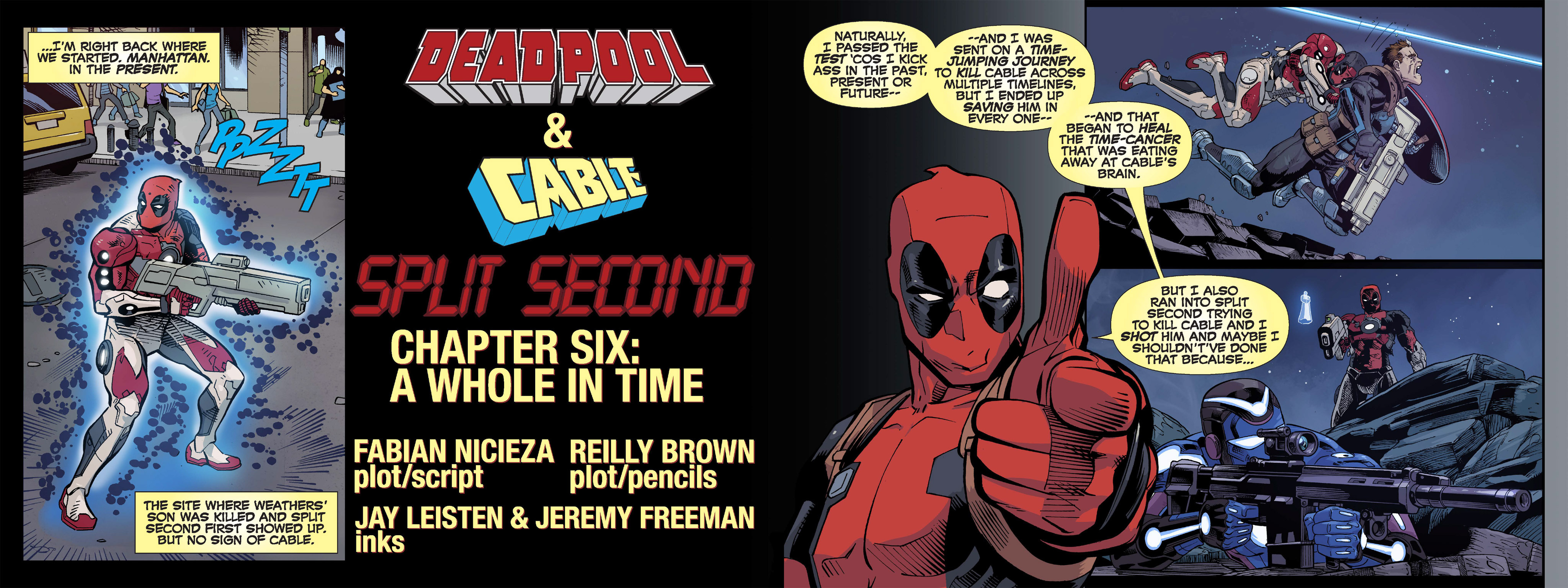 Read online Deadpool & Cable: Split Second Infinite Comic comic -  Issue #6 - 7