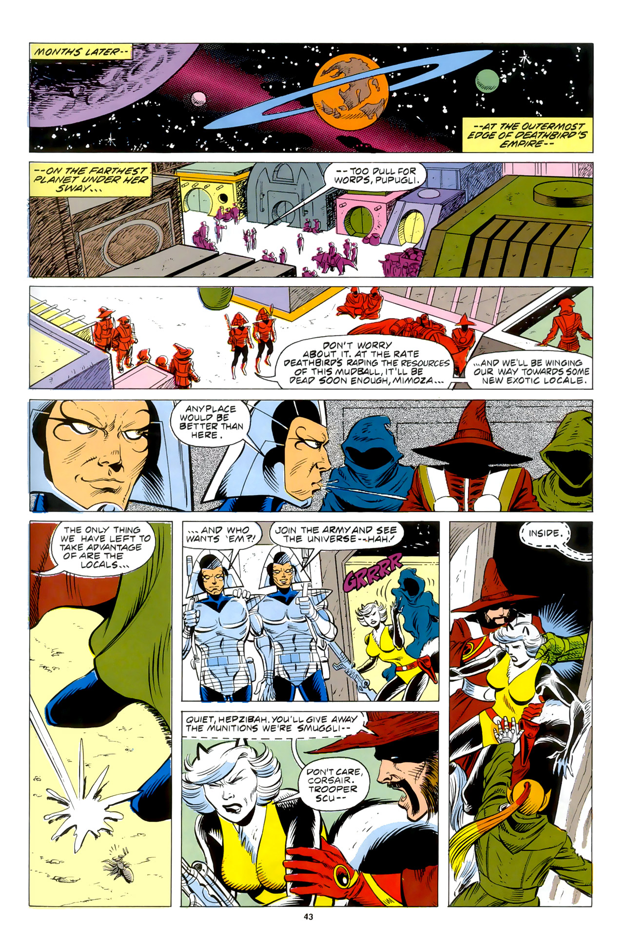 Read online X-Men Spotlight On...Starjammers comic -  Issue #2 - 45