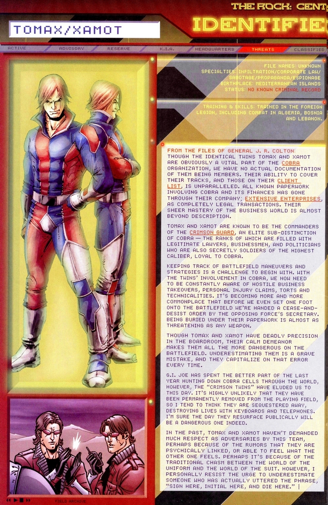 Read online G.I. Joe: Data Desk Handbook comic -  Issue #1 - 31