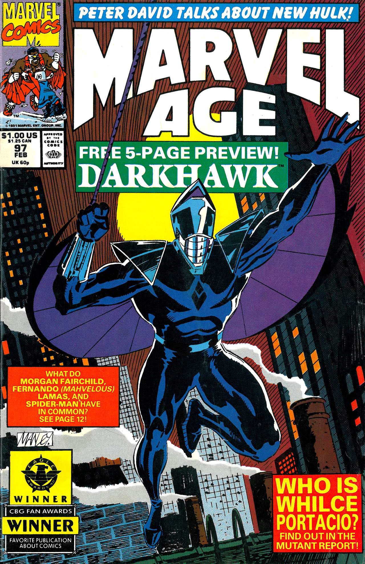 Read online Marvel Age comic -  Issue #97 - 1
