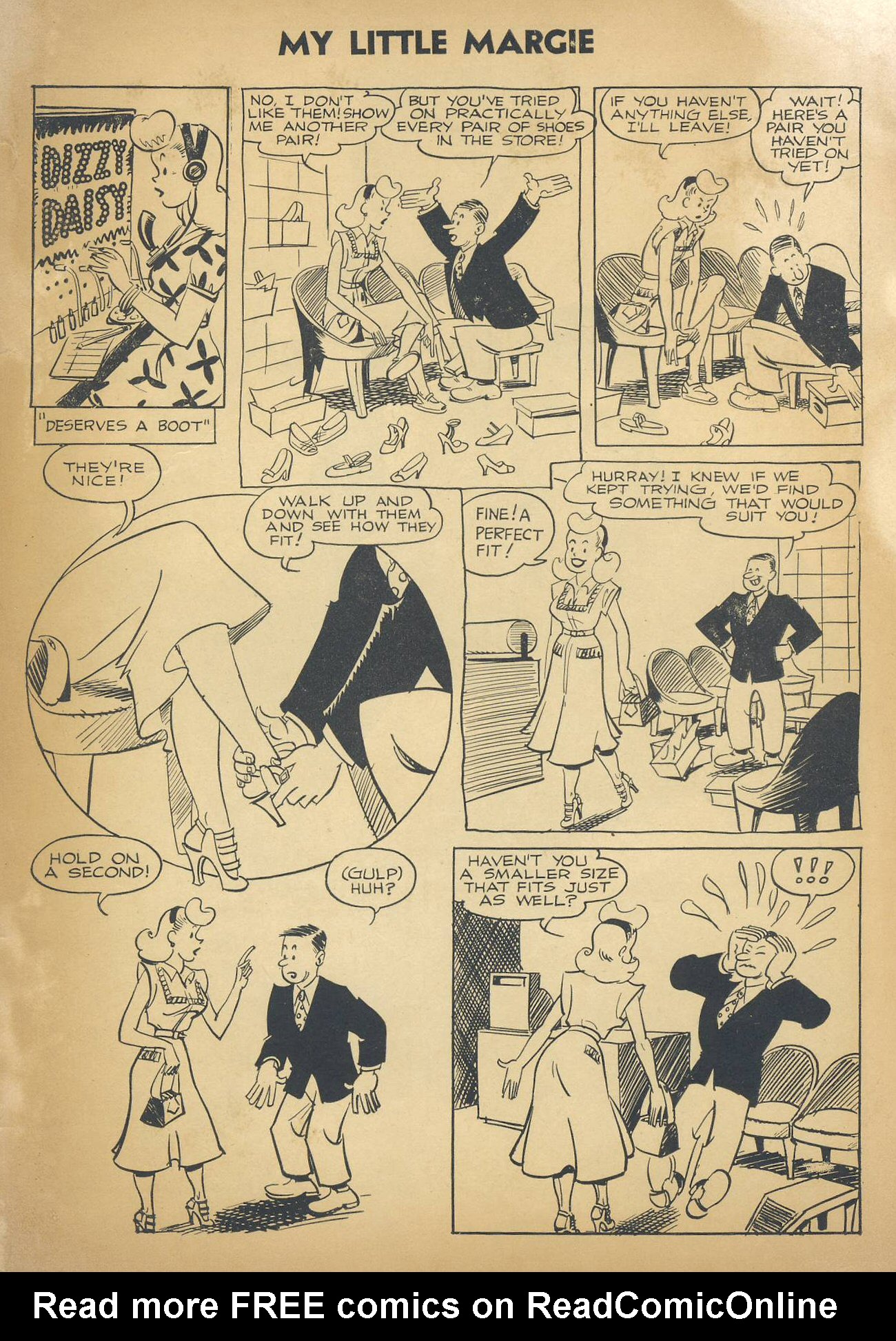 Read online My Little Margie (1954) comic -  Issue #12 - 35
