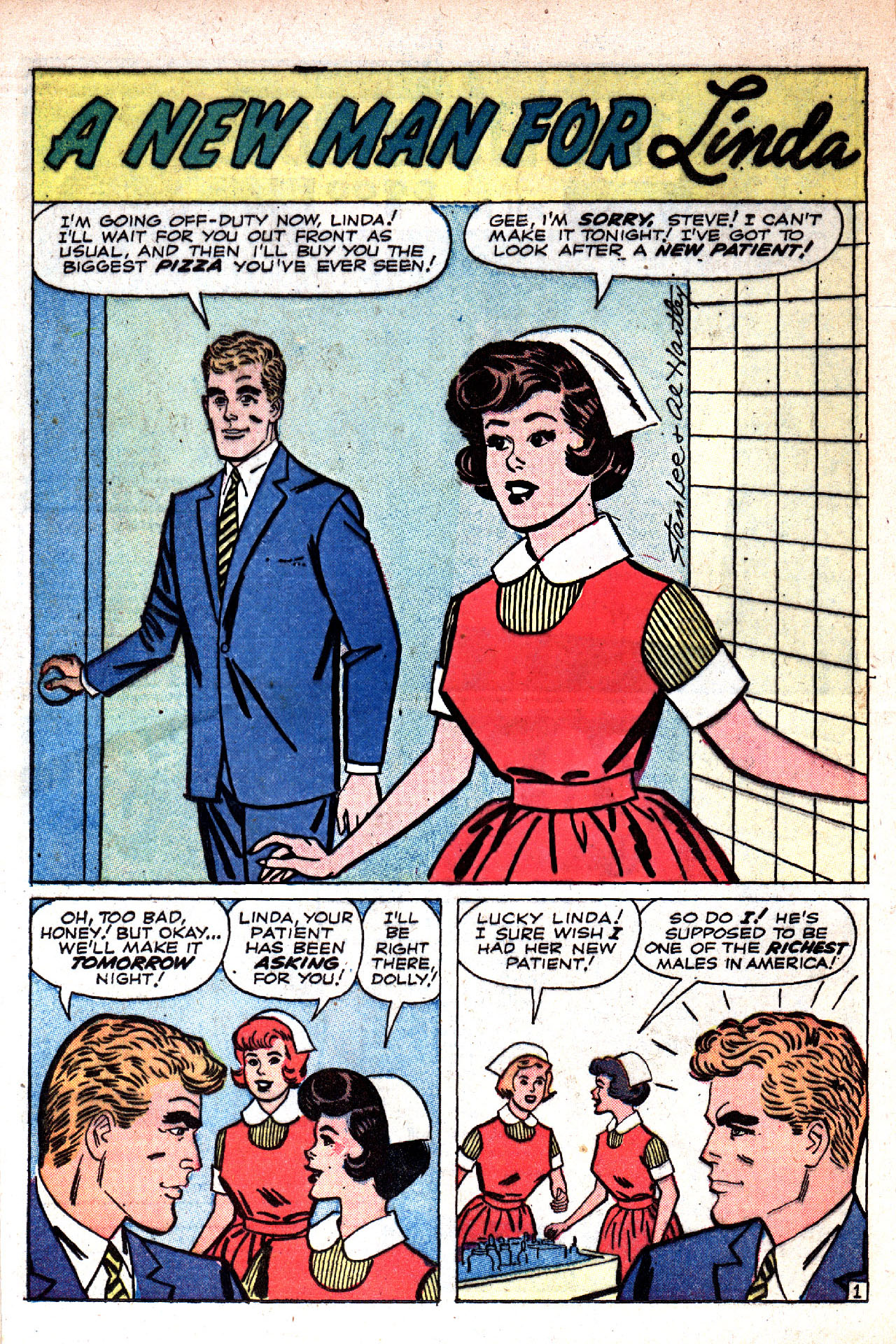 Read online Linda Carter, Student Nurse comic -  Issue #8 - 20