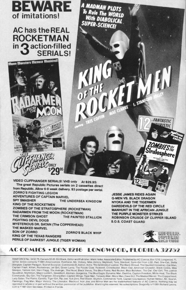 Read online Femforce comic -  Issue #34 - 2